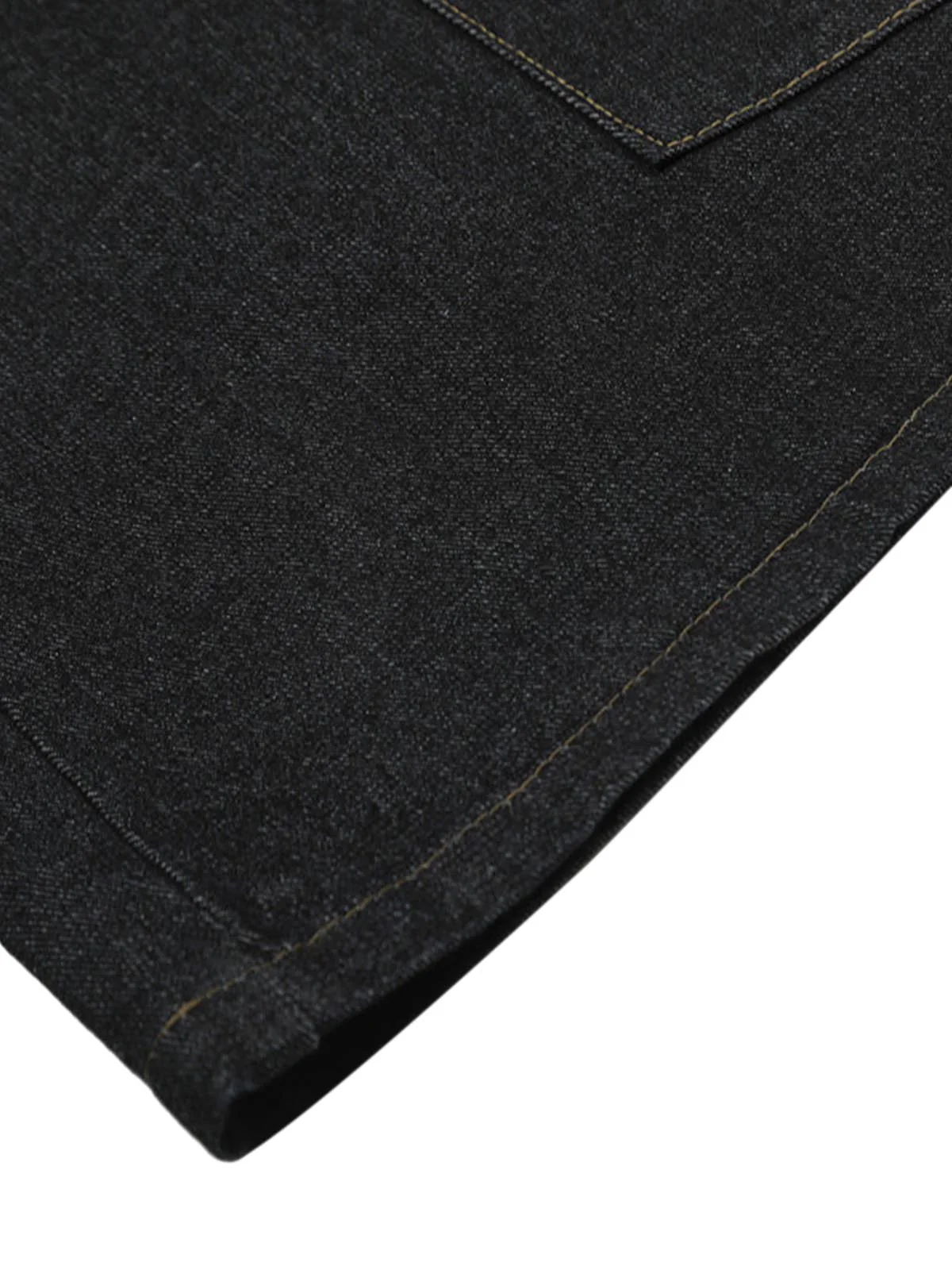 Washed Cheetah Print Patchwork Denim Jorts