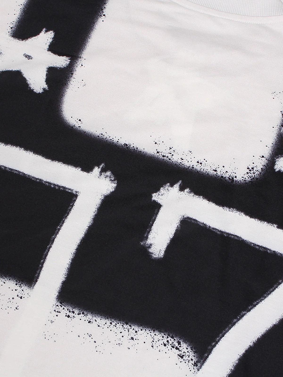 Thesupermade Color Contrast Print Long Sleeve Jersey T-shirt - 2307