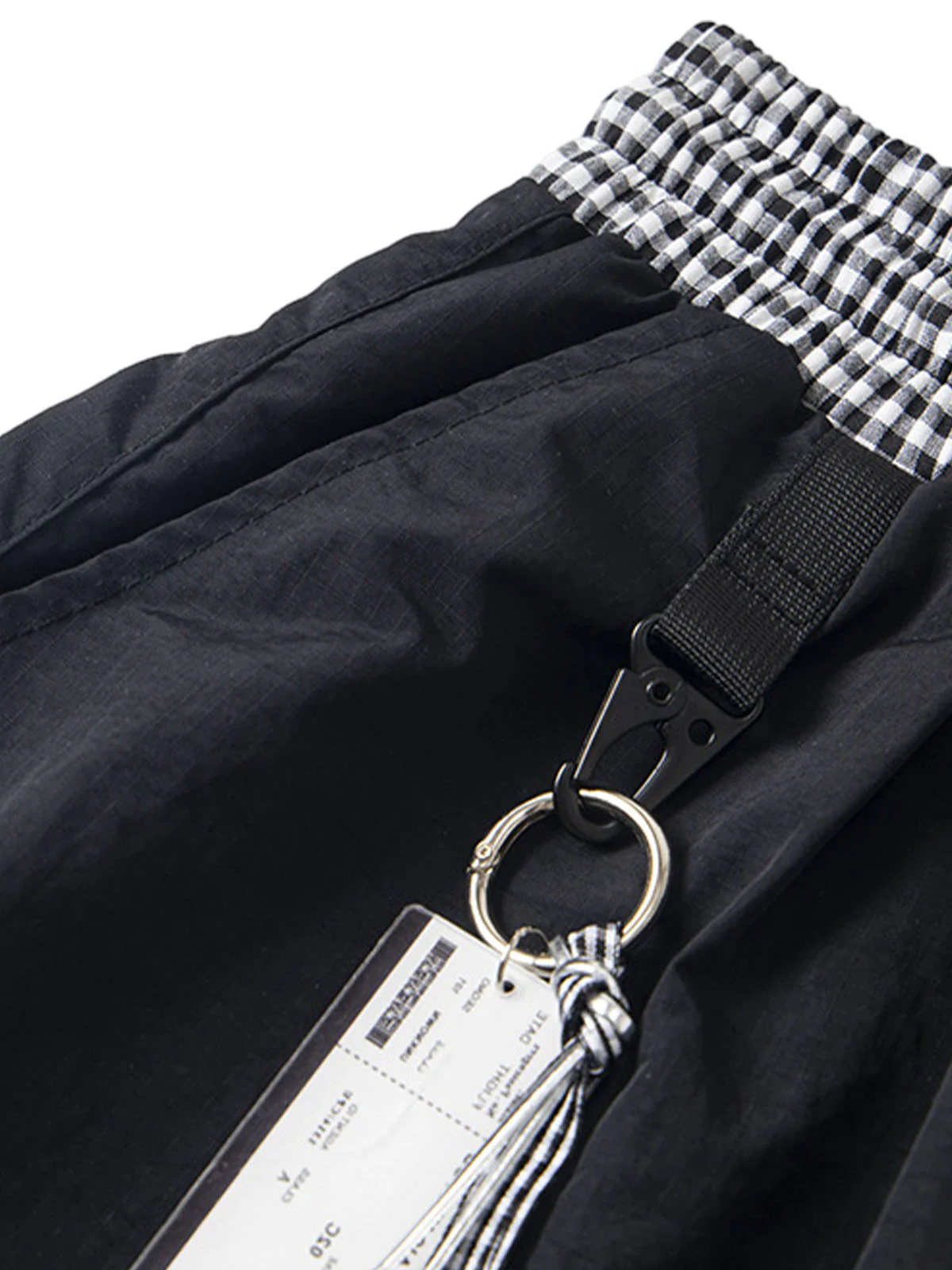 Double Waist Drawstring Baggy Cargo Pants