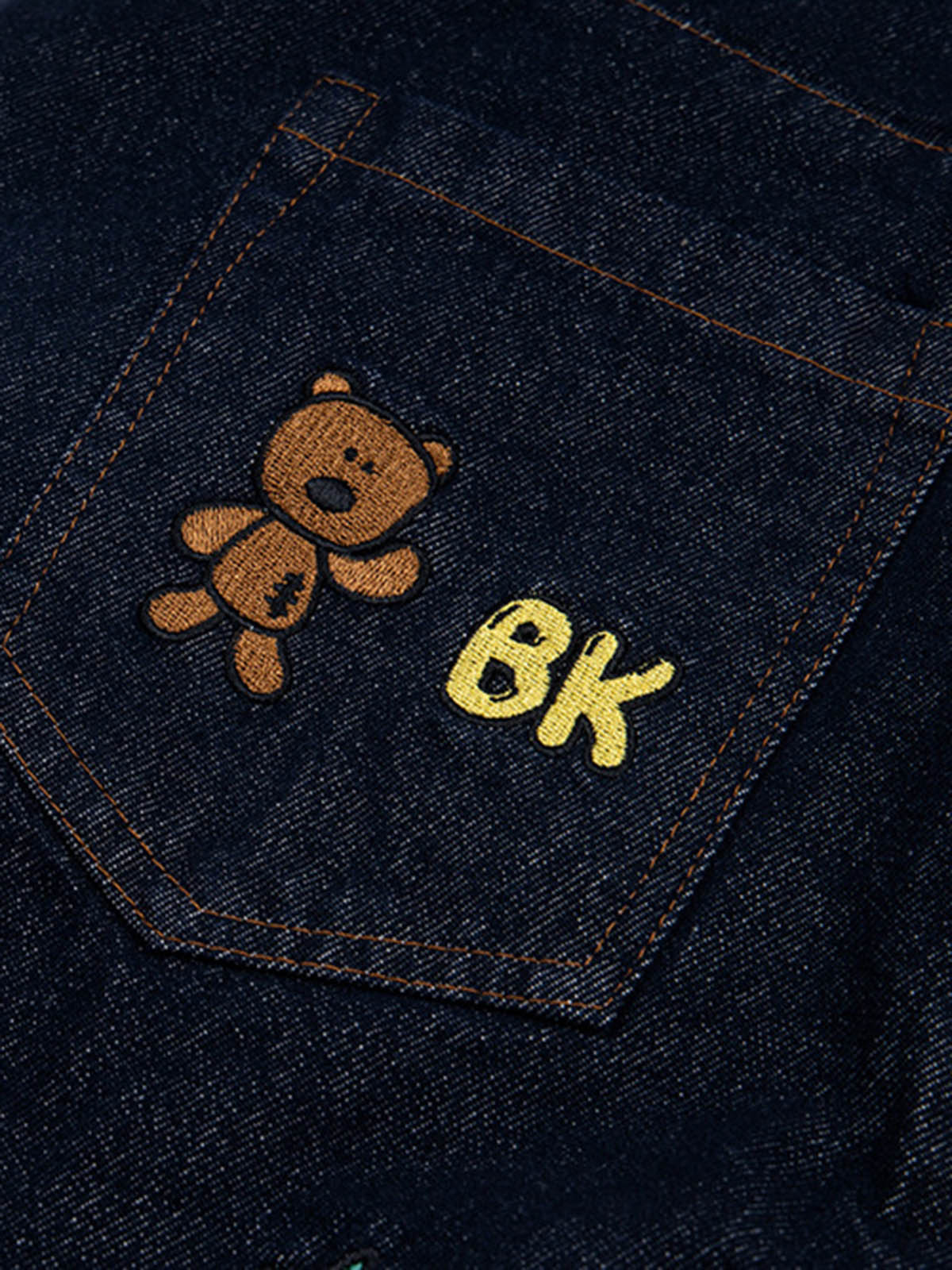Fun Embroidered Barrel Jeans