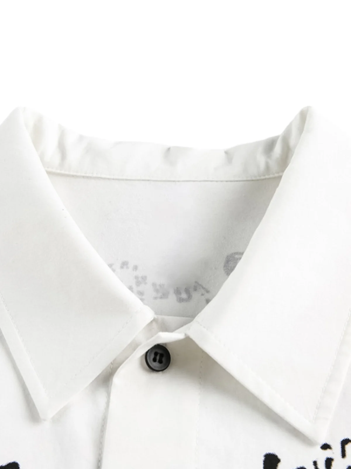 Fun Graffiti Print Short Sleeve Shirt