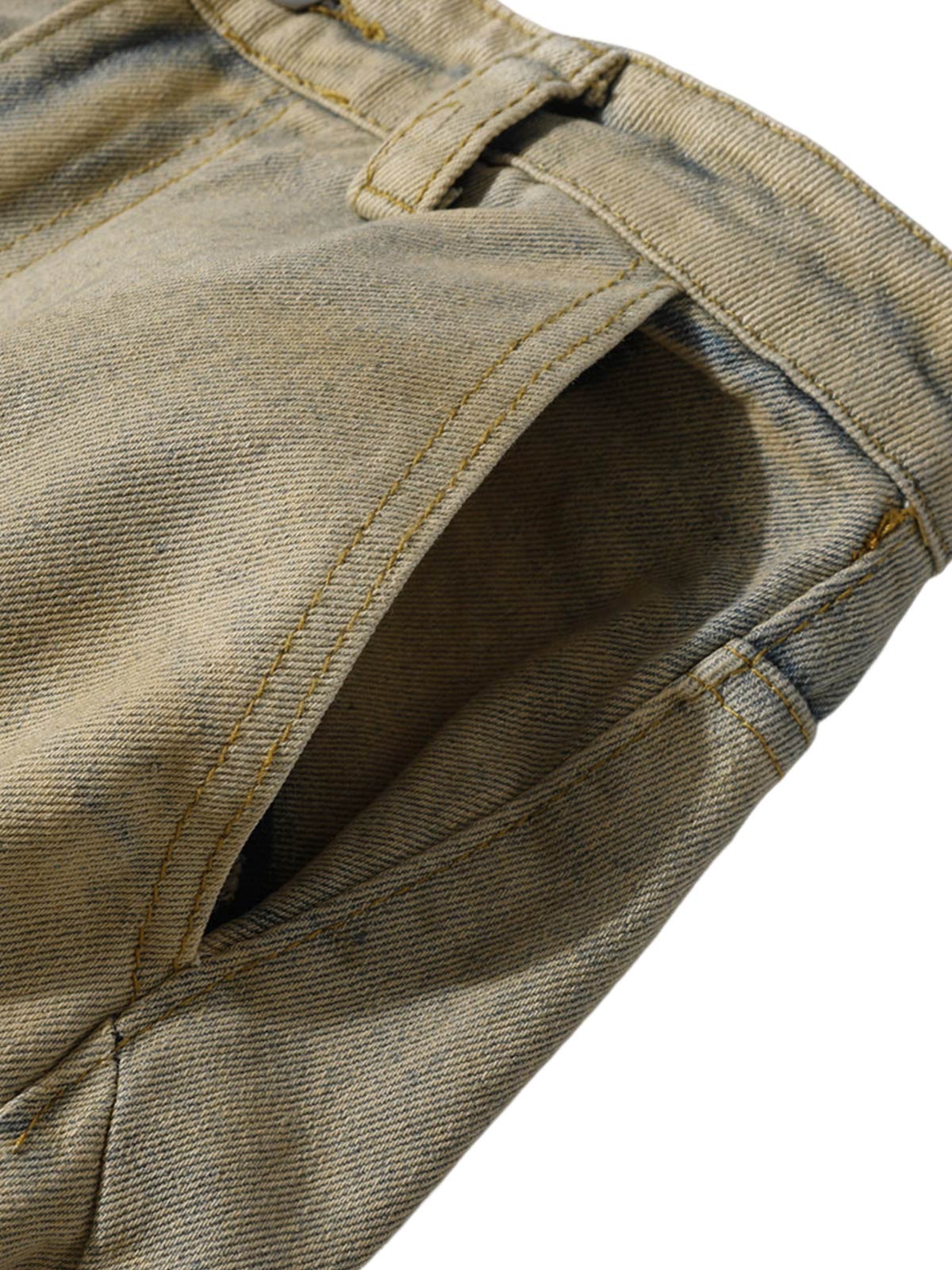 Washed Graffiti Spray Paint Barrel Jeans