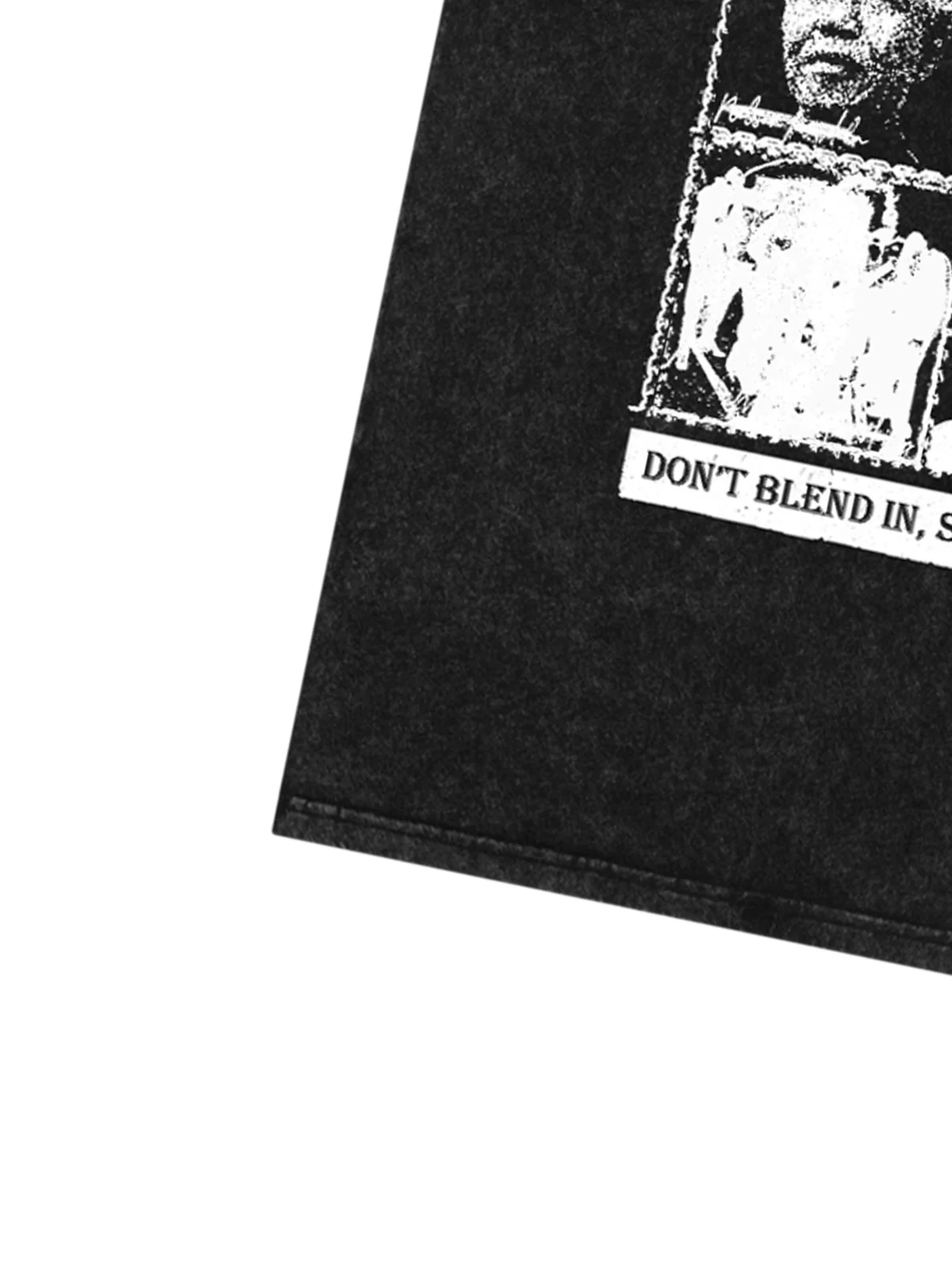 Original Street Protrait Graphic Print T-Shirt