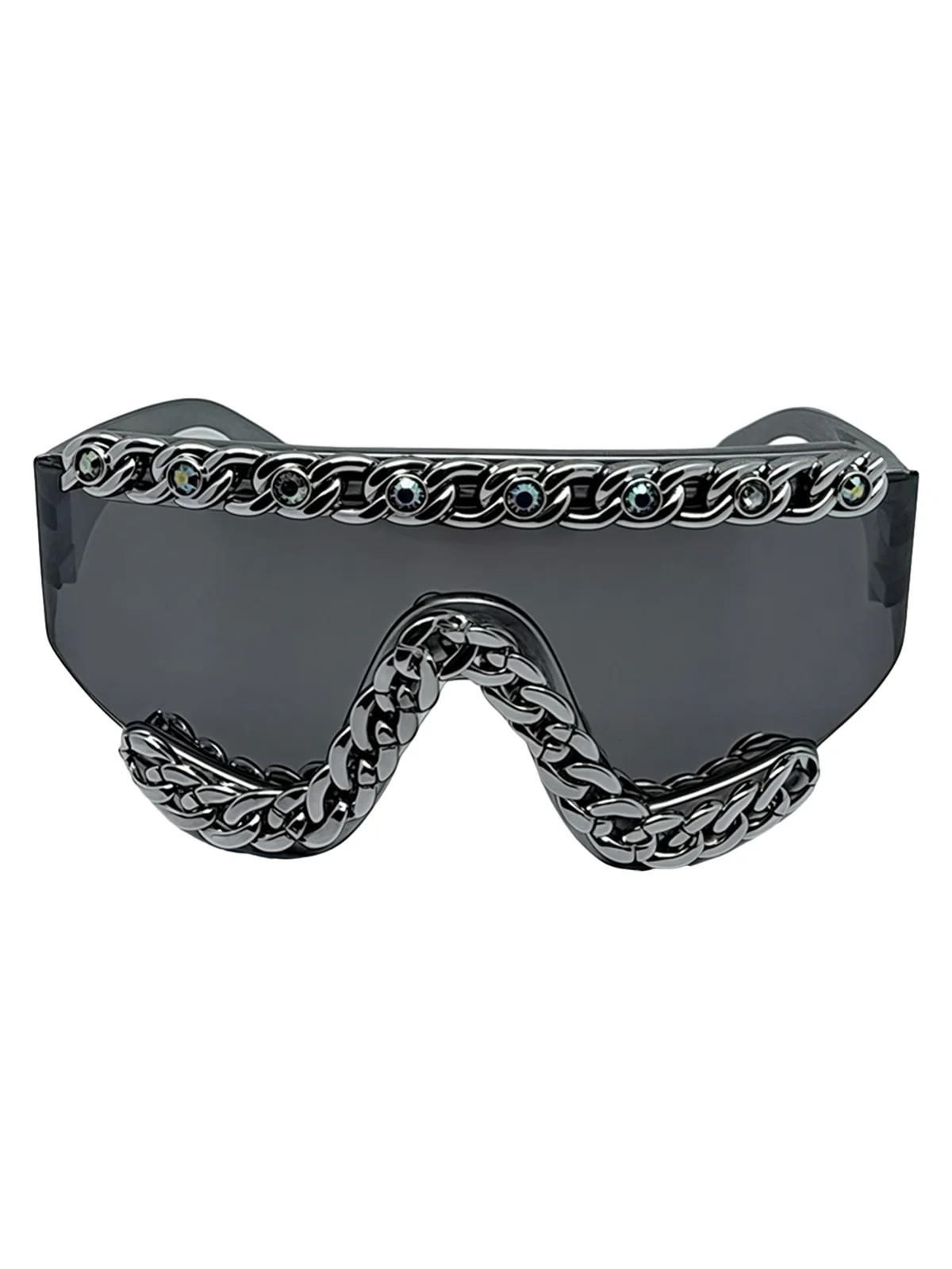 Chain-Embellished Sunglasses