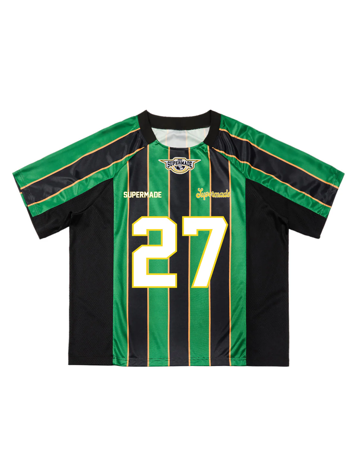 Original Retro Striped Spliced Sports Jersey T-Shirt