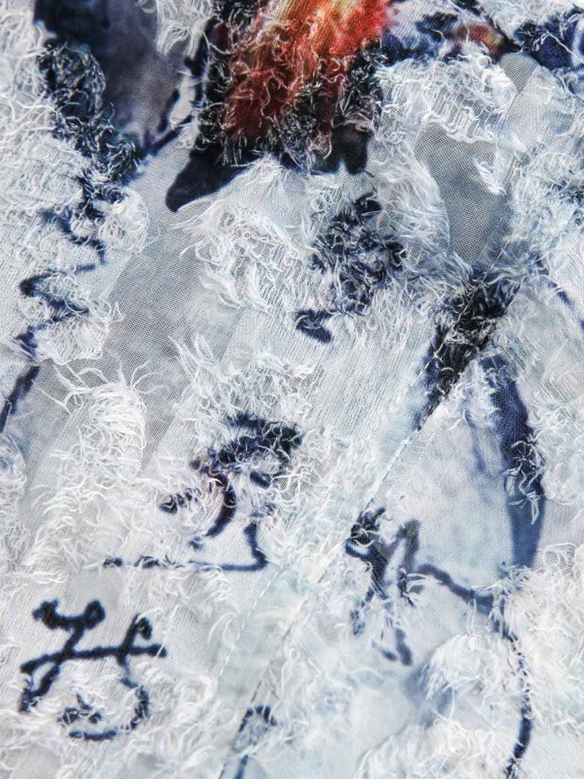 Traditional Calligraphy Print Short-Sleeve Shirt