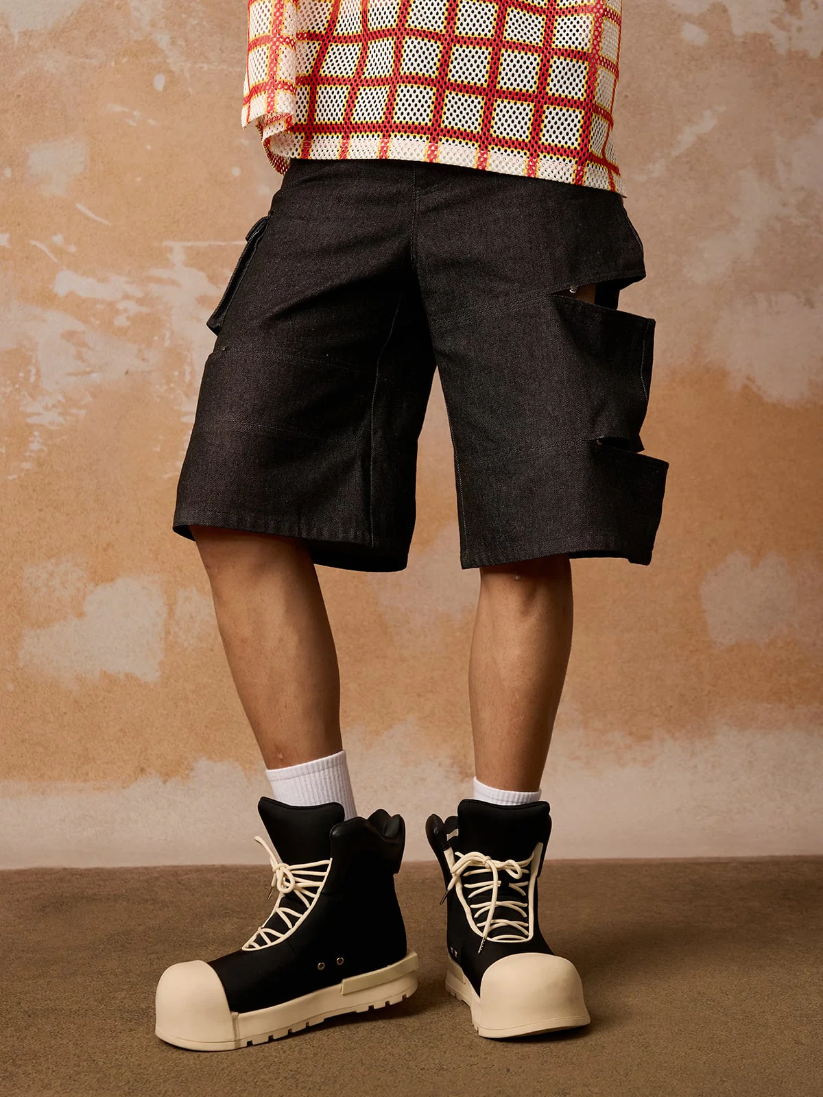 Original Side Cut Cargo Jort - 2361