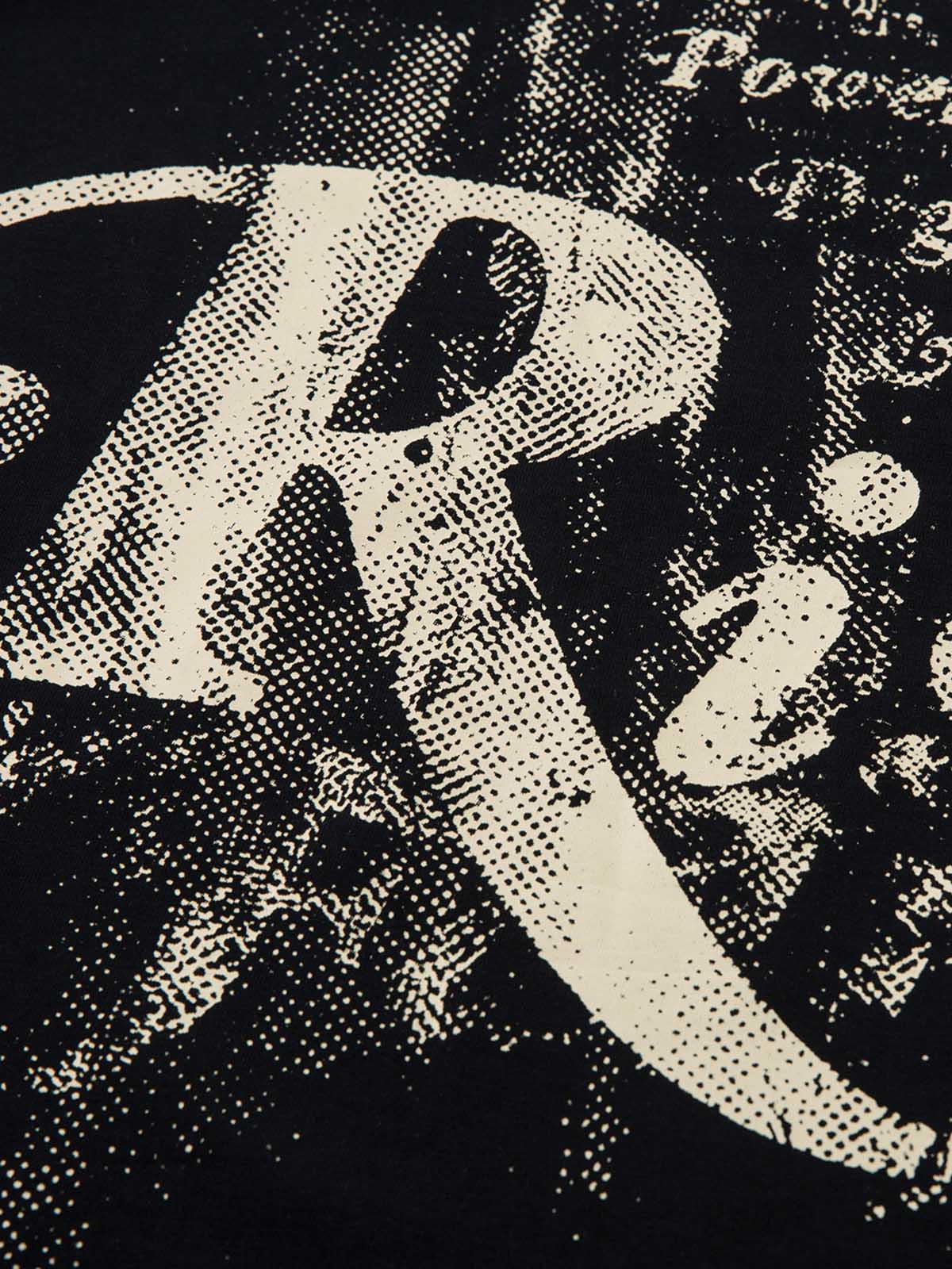 Phantom Letter Print T-shirt