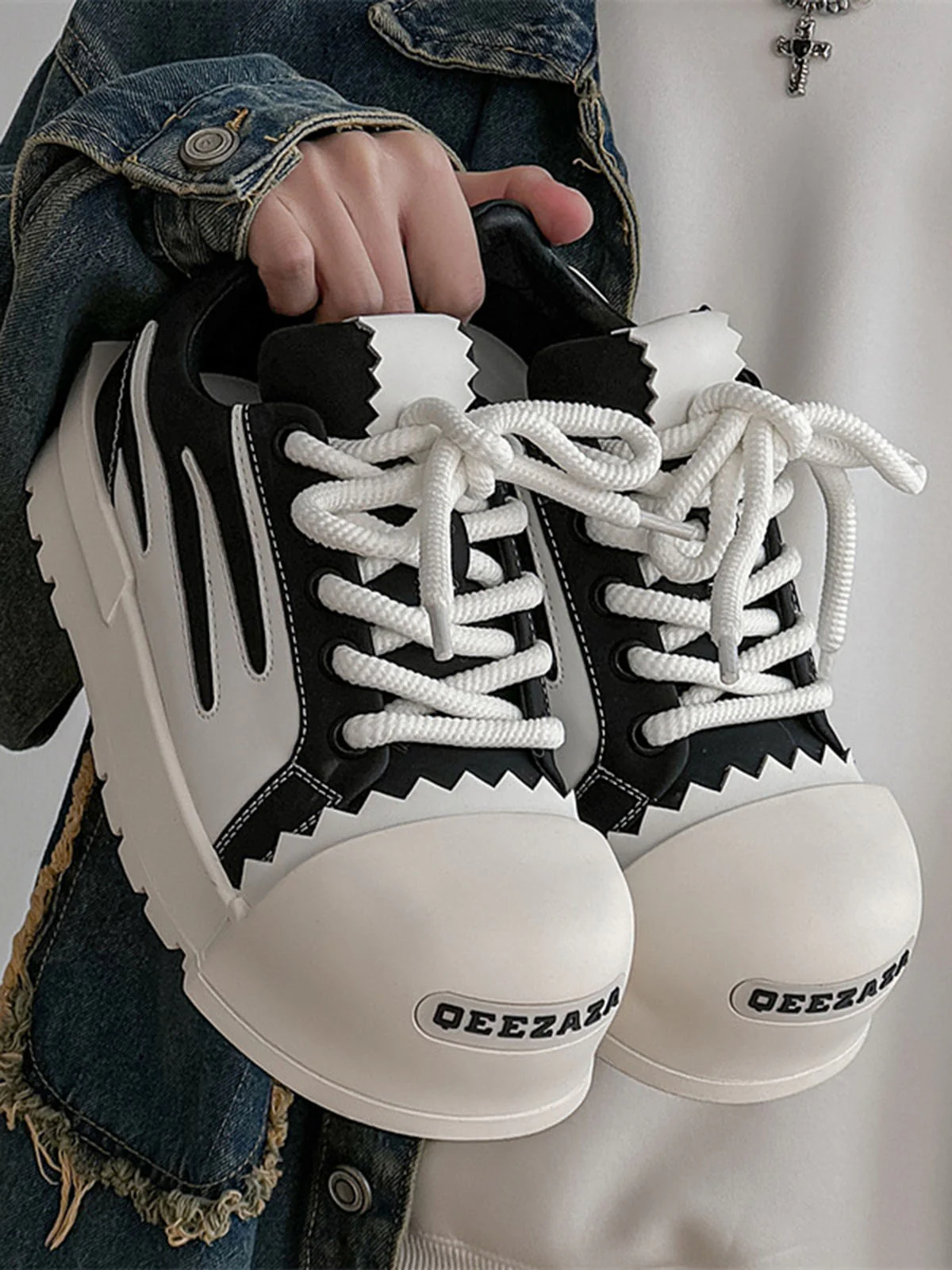 Street Contrast Color Casual Sneakers