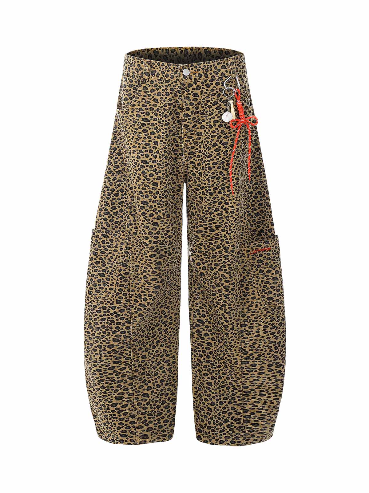 Cheetah Print Barrel Pants