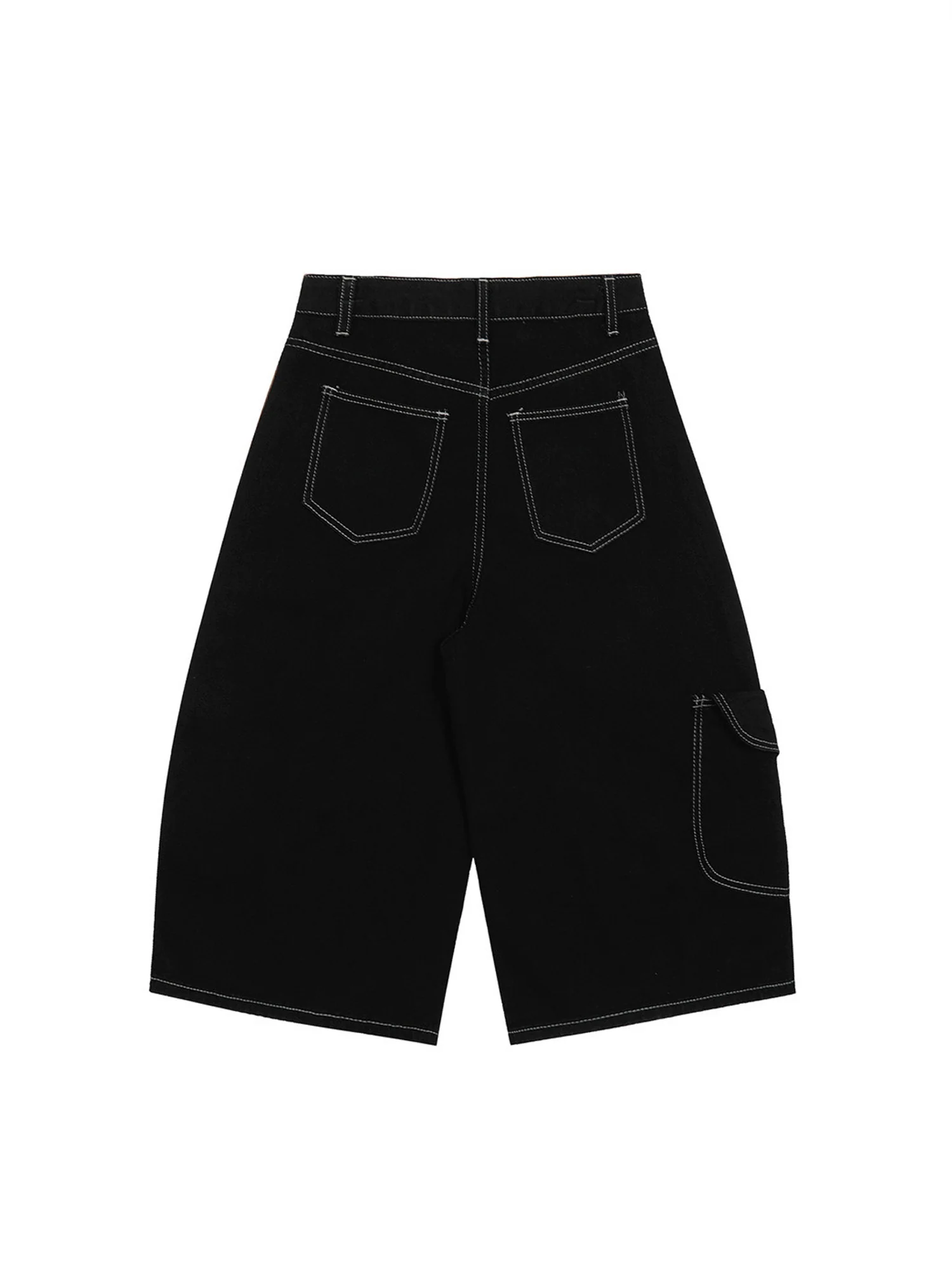 Welt-Embellished Cargo Jorts