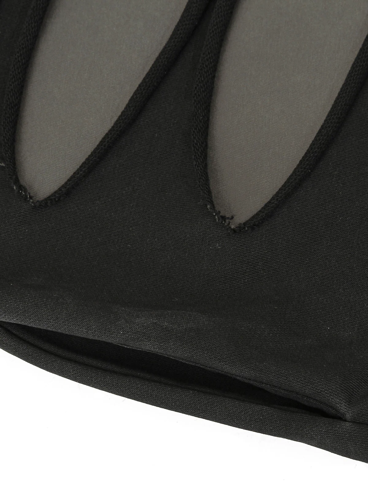 Thesupermade Ripped Drawstring Hooded Zip Up Sweatshirt