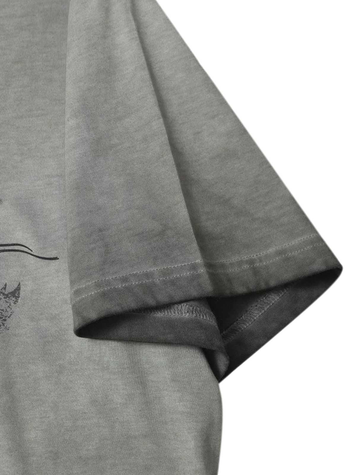 Distressed Batik Graphic T-Shirt