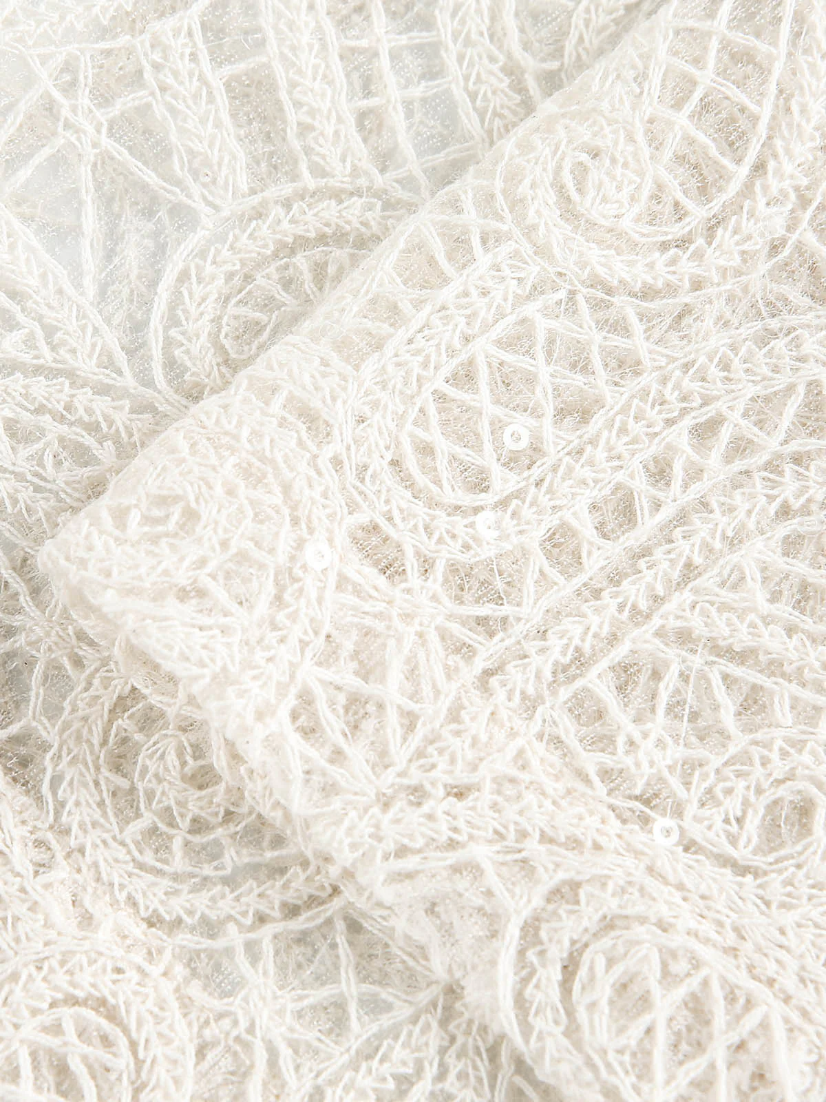 Exquisite Floral Embroidered Short-Sleeve Shirt