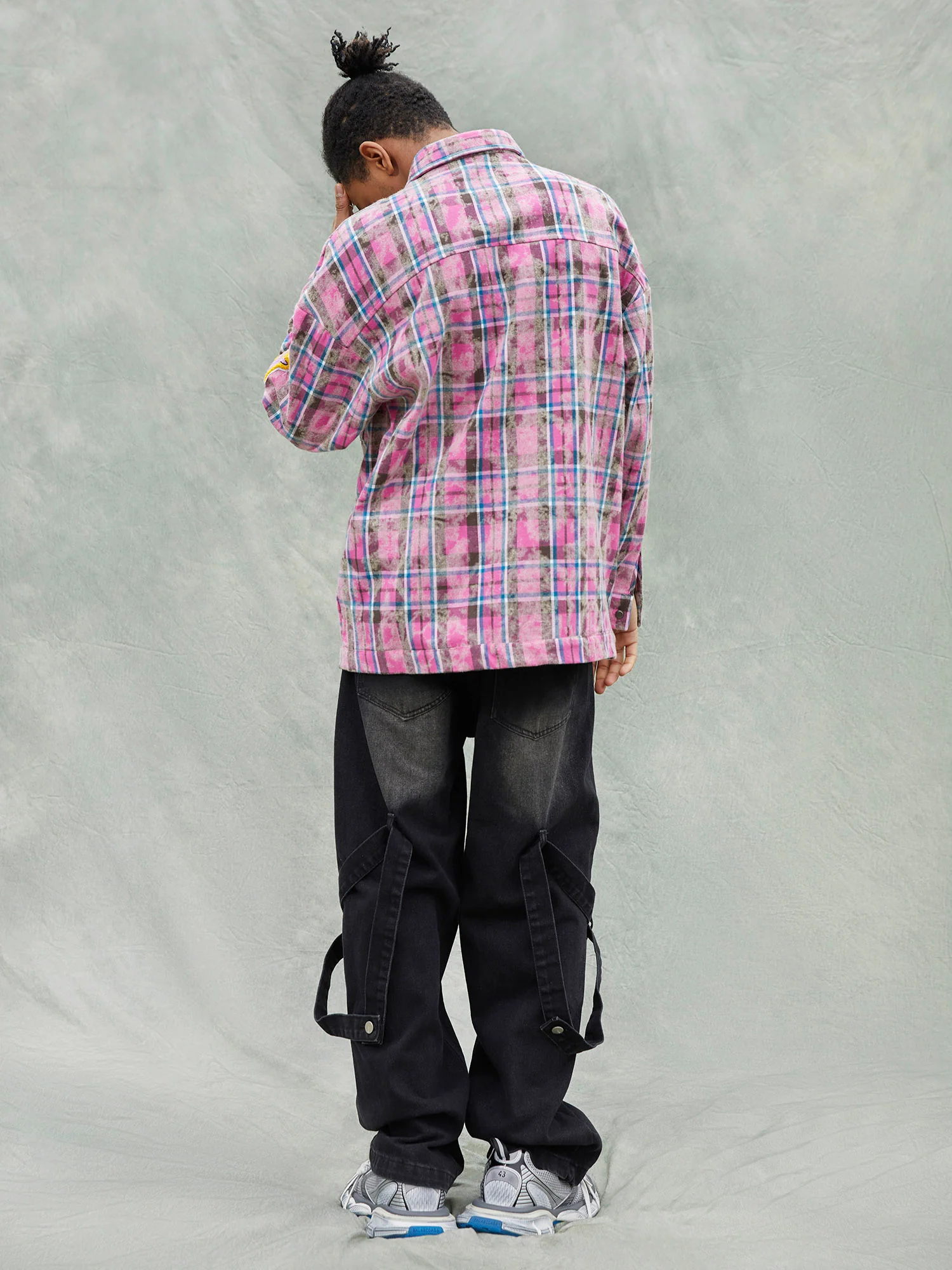 Thesupermade Washed Ripped Denim Jeans