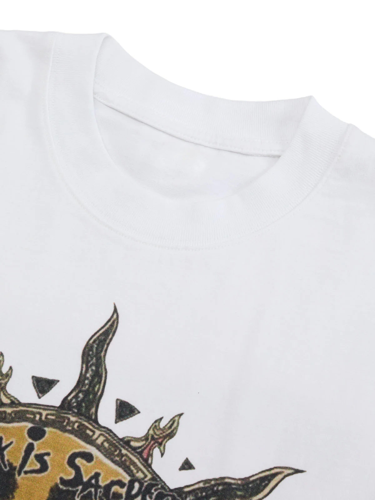 Ink-Splashed Sun God Worn T-shirt