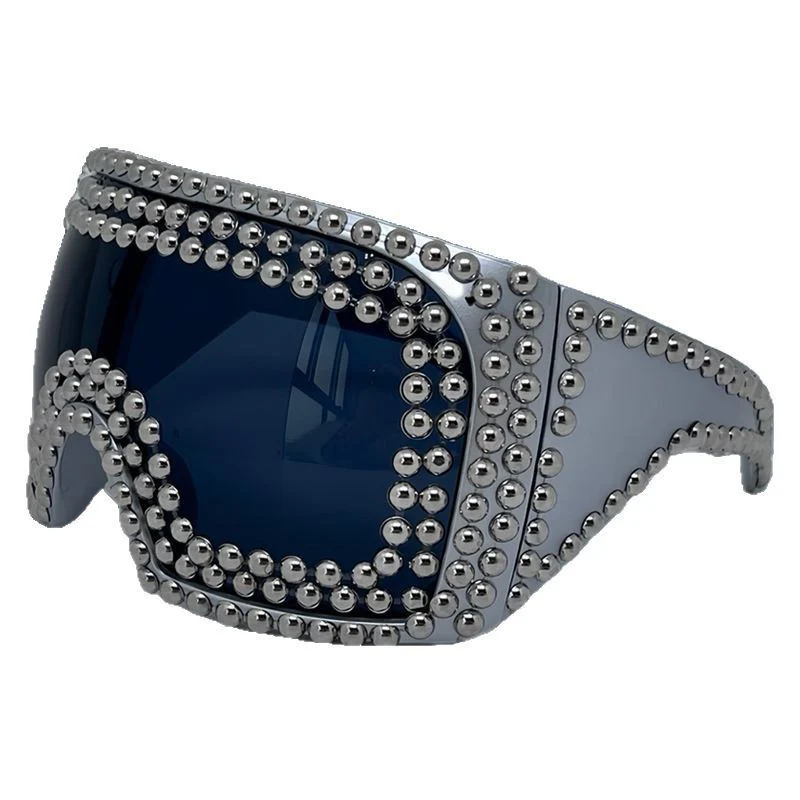 Punk Party Oversized Square Studded Sunglasses