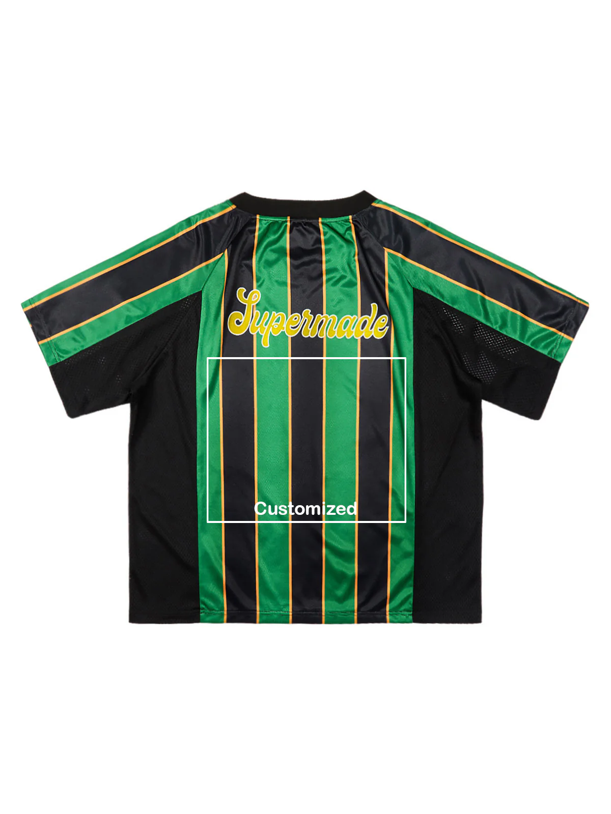 Original Retro Striped Spliced Sports Jersey T-Shirt