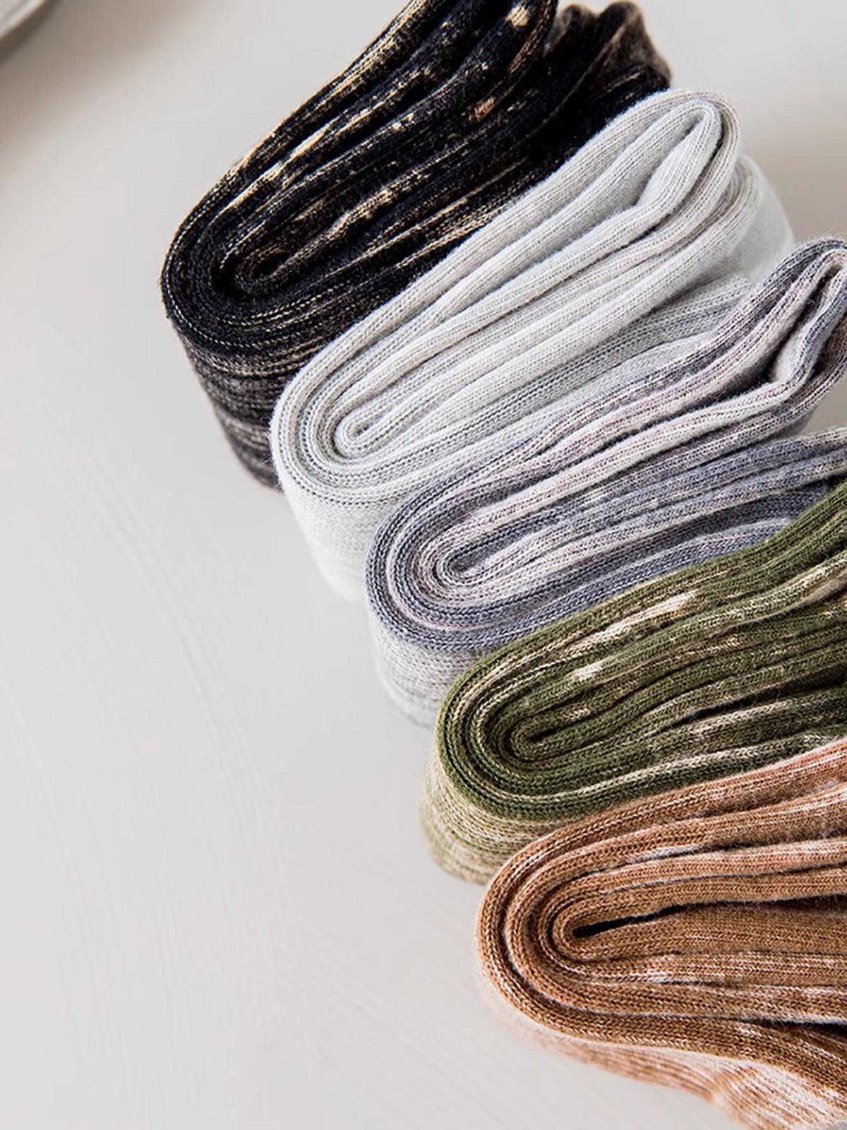 Thesupermade Workwear Distressed Tie-dyed Socks