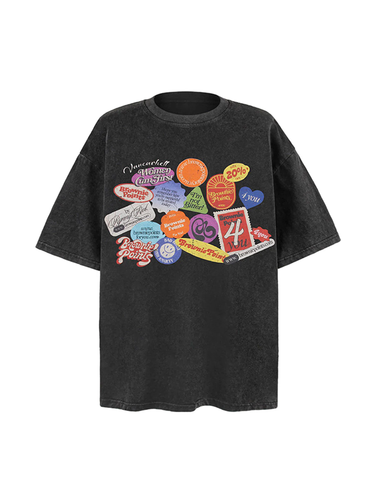 Graffiti Crew Neck T-Shirt