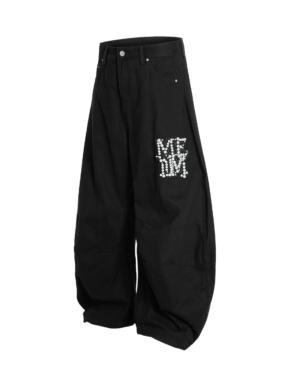 Heavy Beading Barrel Pants