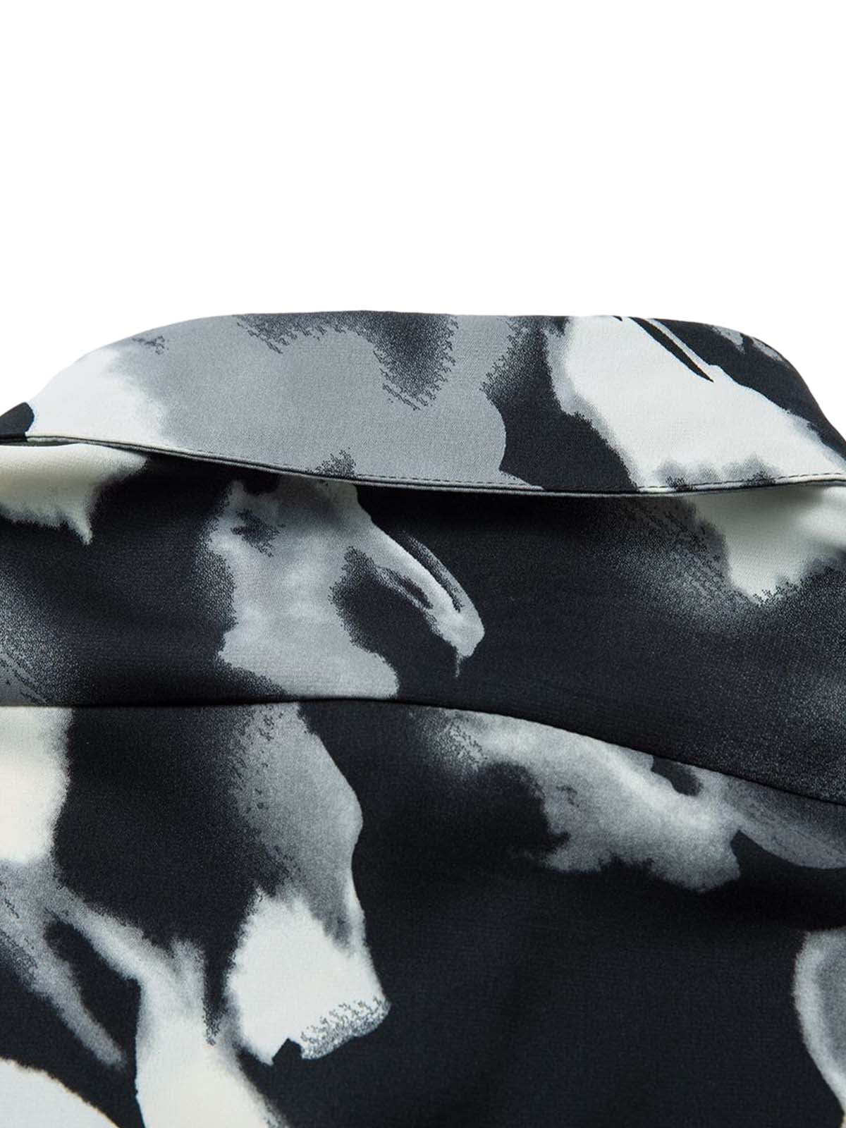 Abstract Tie-Dye Print Shirt