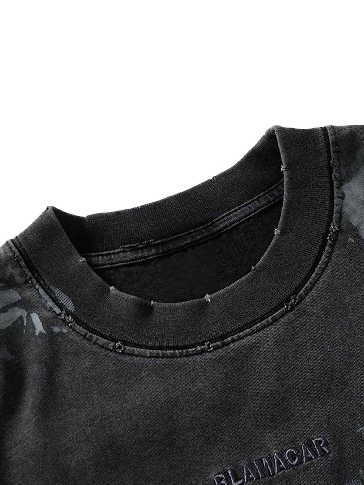 Washed Tie-Dye Short Sleeve T-Shirt