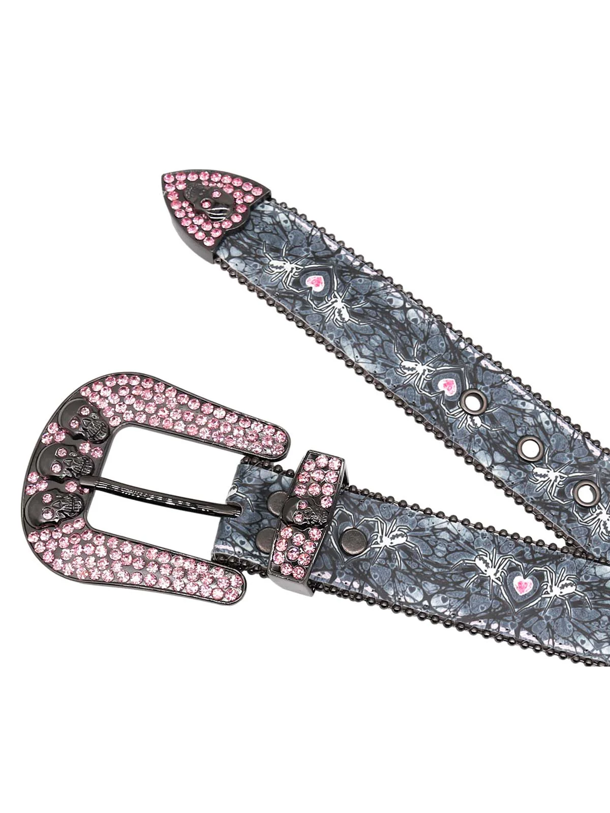 Sparkling Spider-Embellished Belt