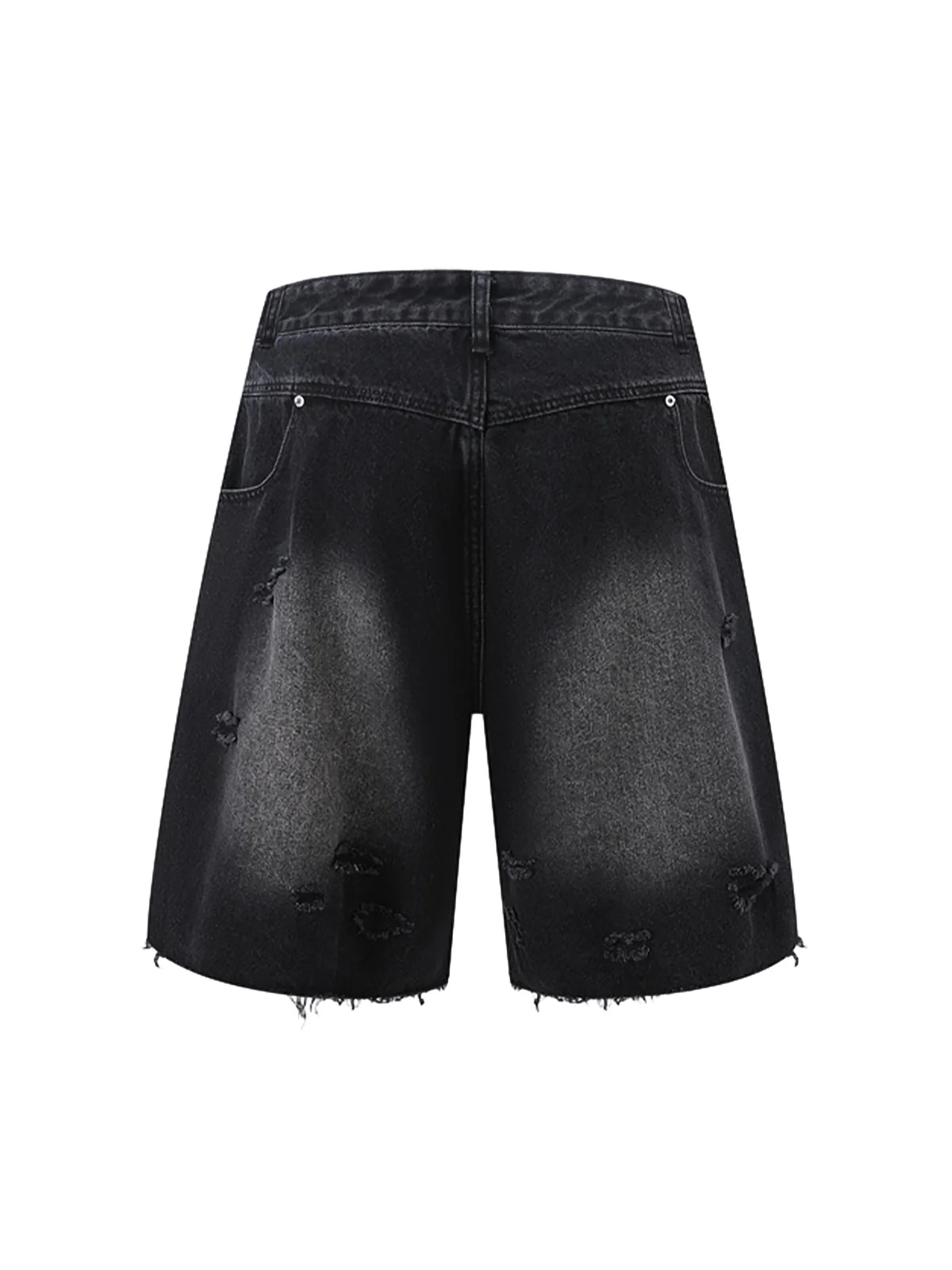 Distressed Ripped Denim Suit