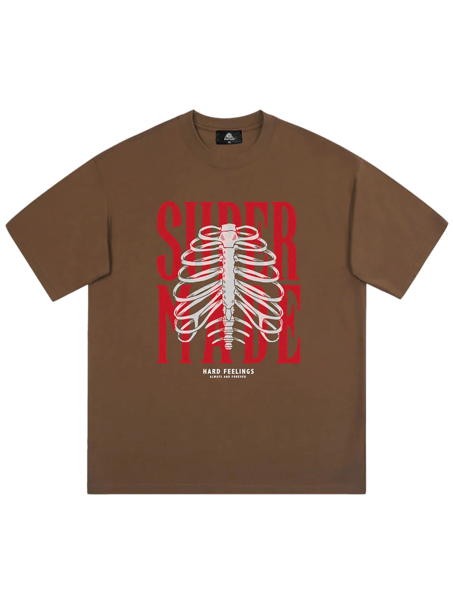 Thesupermade Skull Printed Logo Design T Shirt -1159