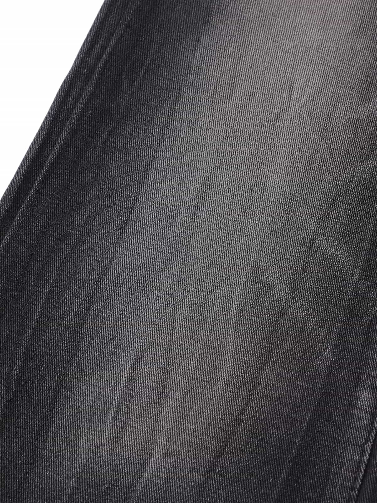 Washed Distressed Straight Jeans