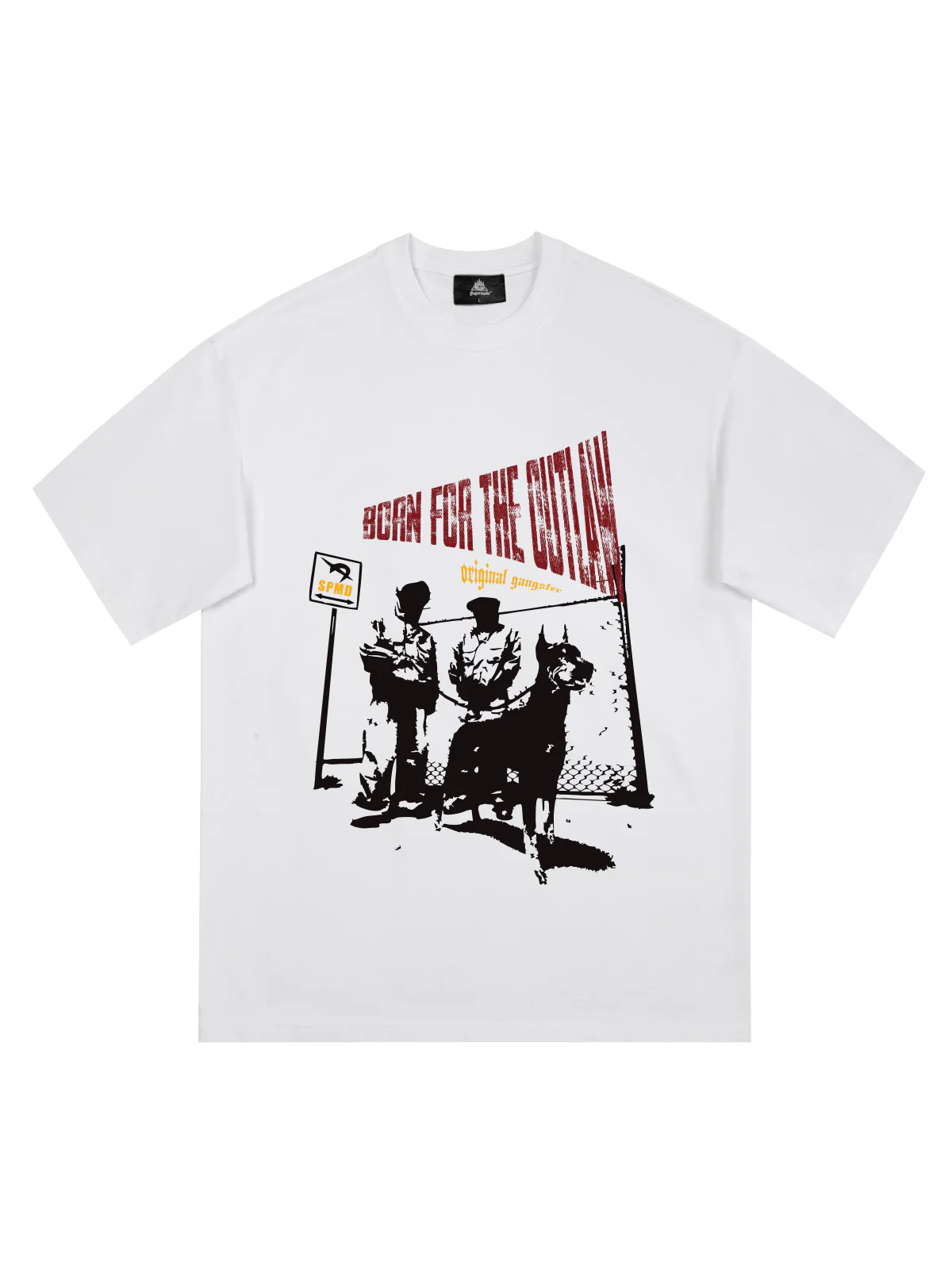 Original “Born for the Outlaw” Graphic Print T-Shirt