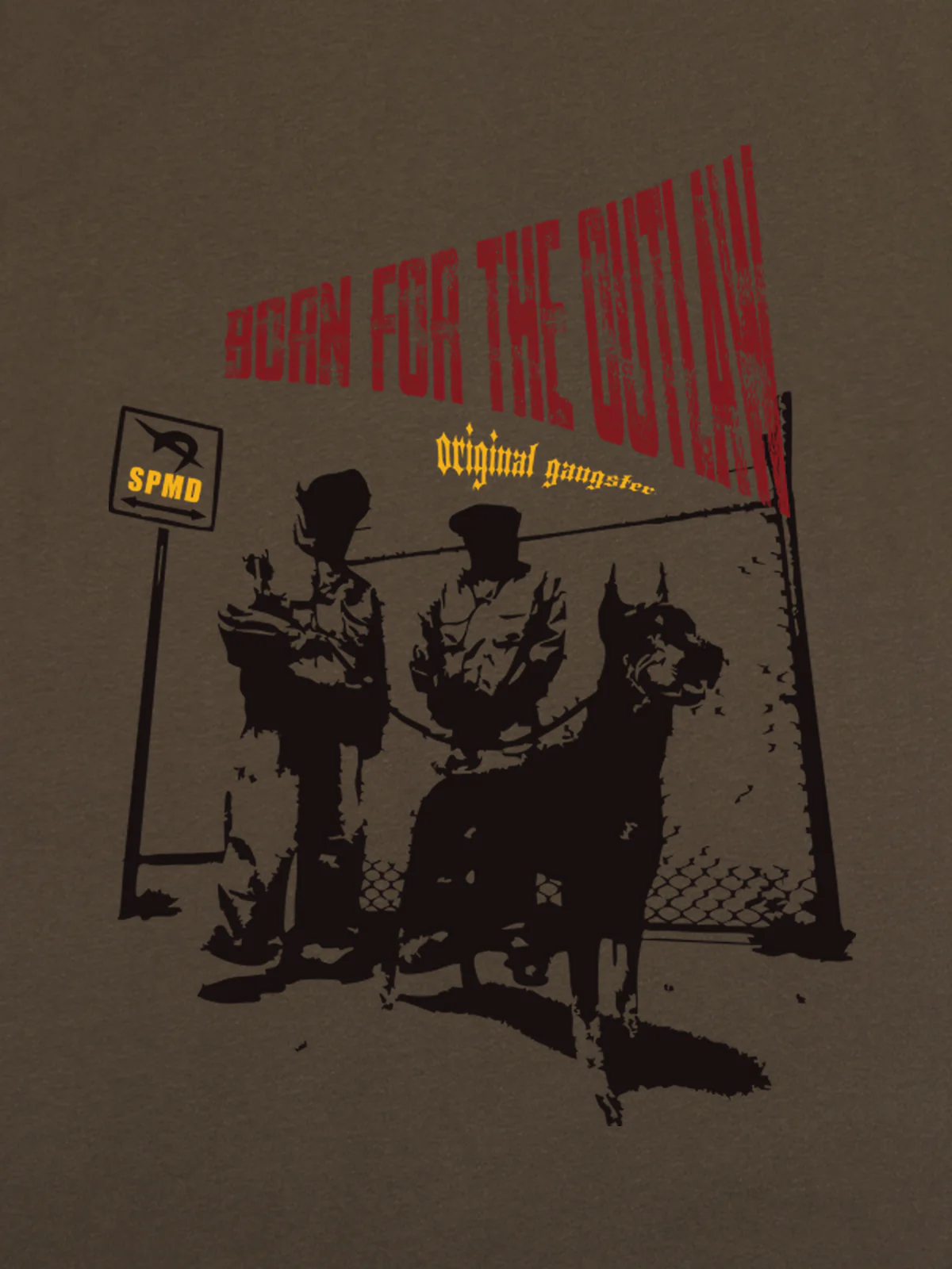 Original “Born for the Outlaw” Graphic Print T-Shirt
