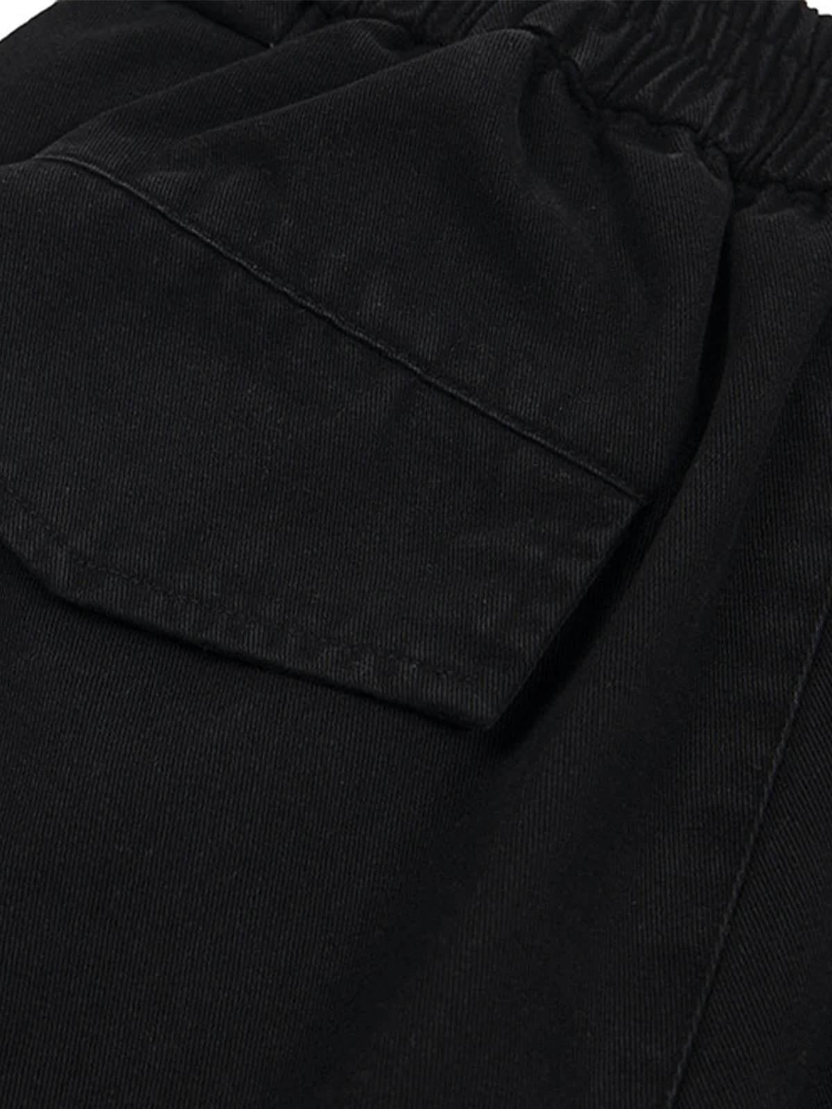 Retro Floral Embroidered Pleated Multi-Pocket Cargo Jorts