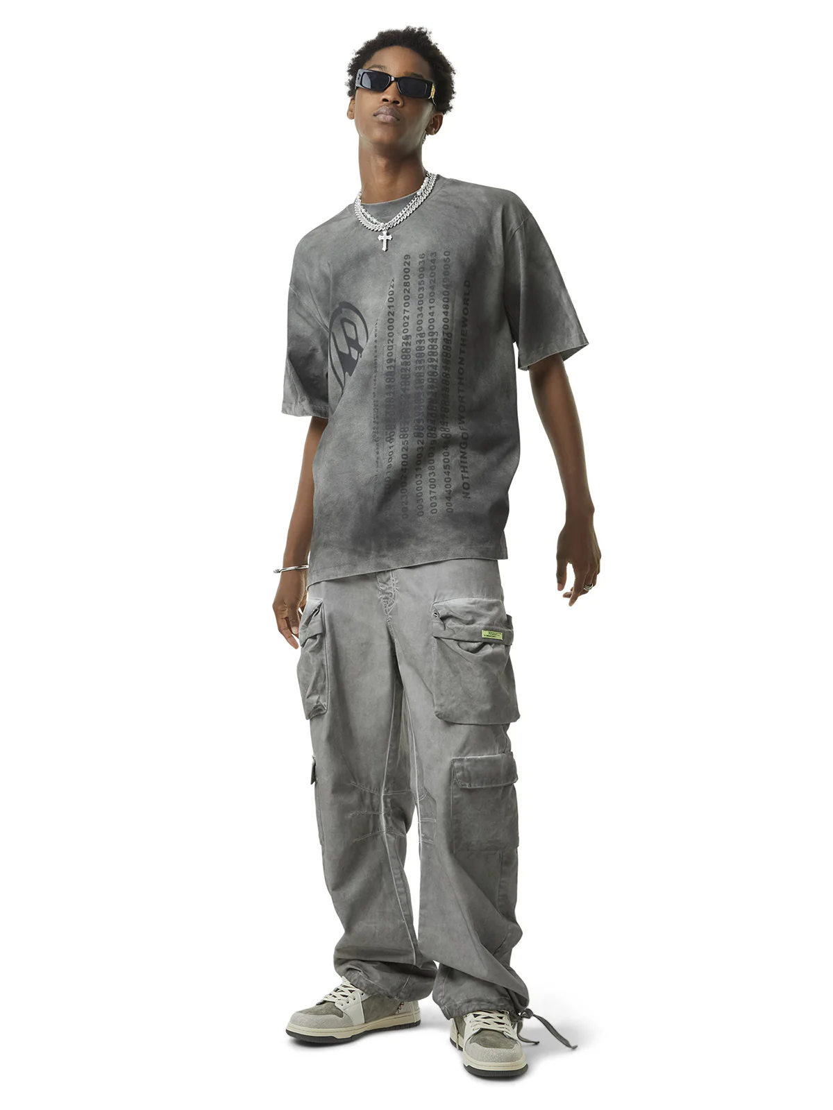 Thesupermade Vintage Wasteland Style Multi Pocket Work Pants