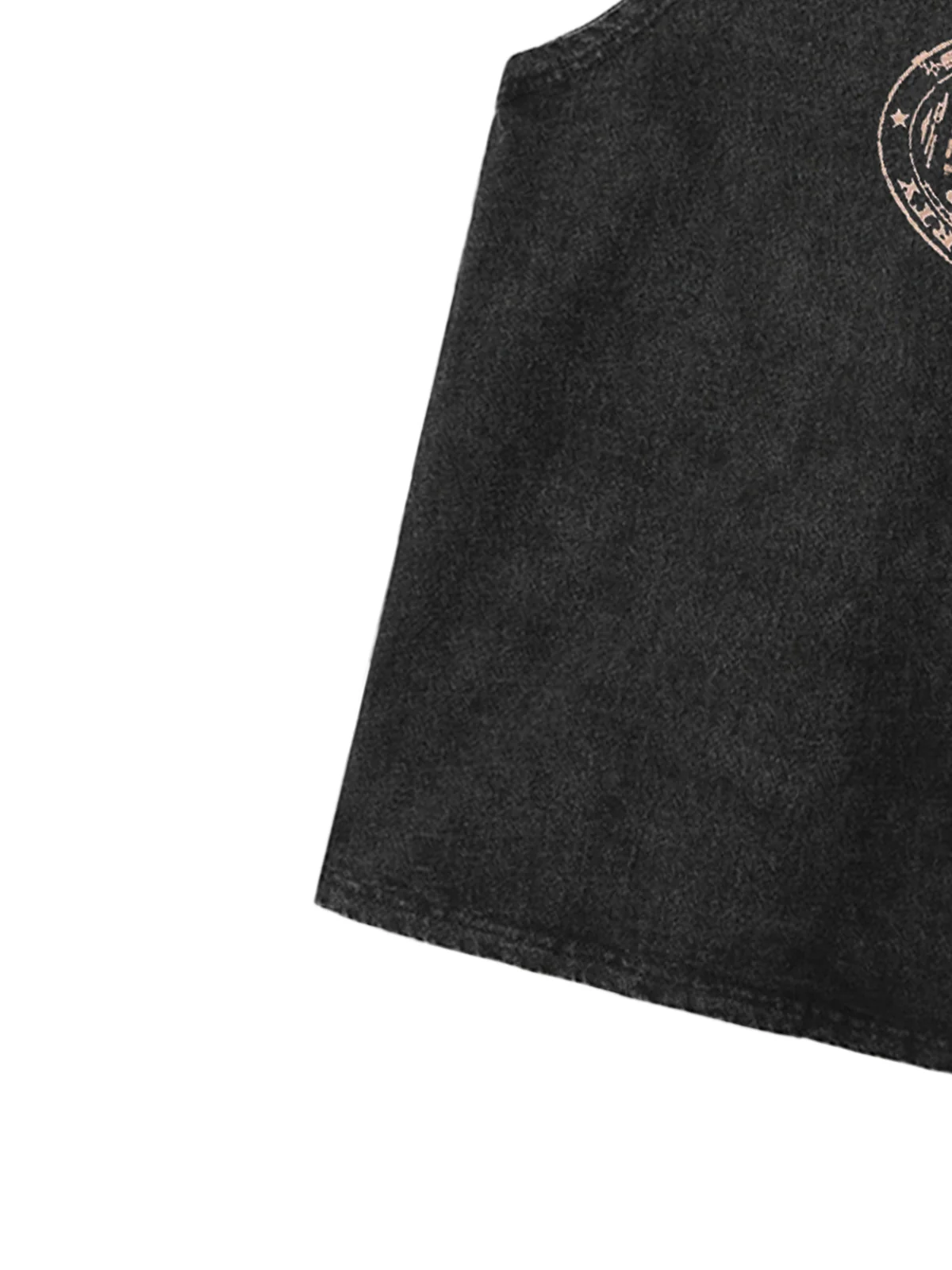 Original Printed Distressed Graphic Tank Top for Men