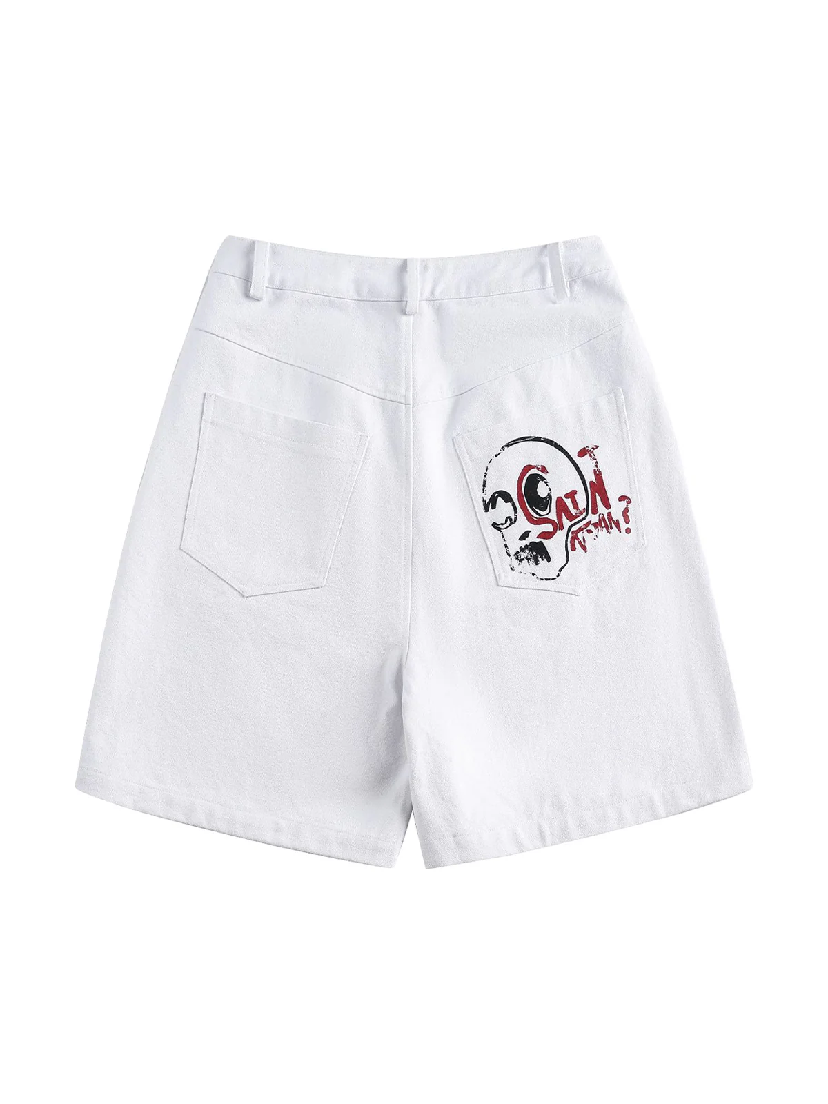 Graffiti Art Denim Shorts