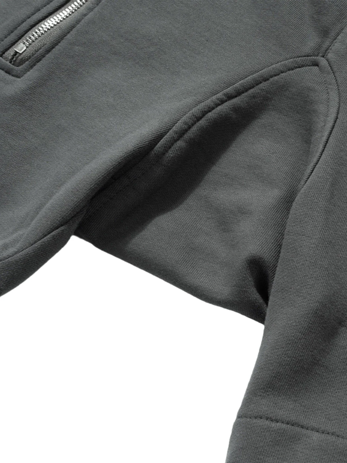 Retro Functional Zipper Slit Jort