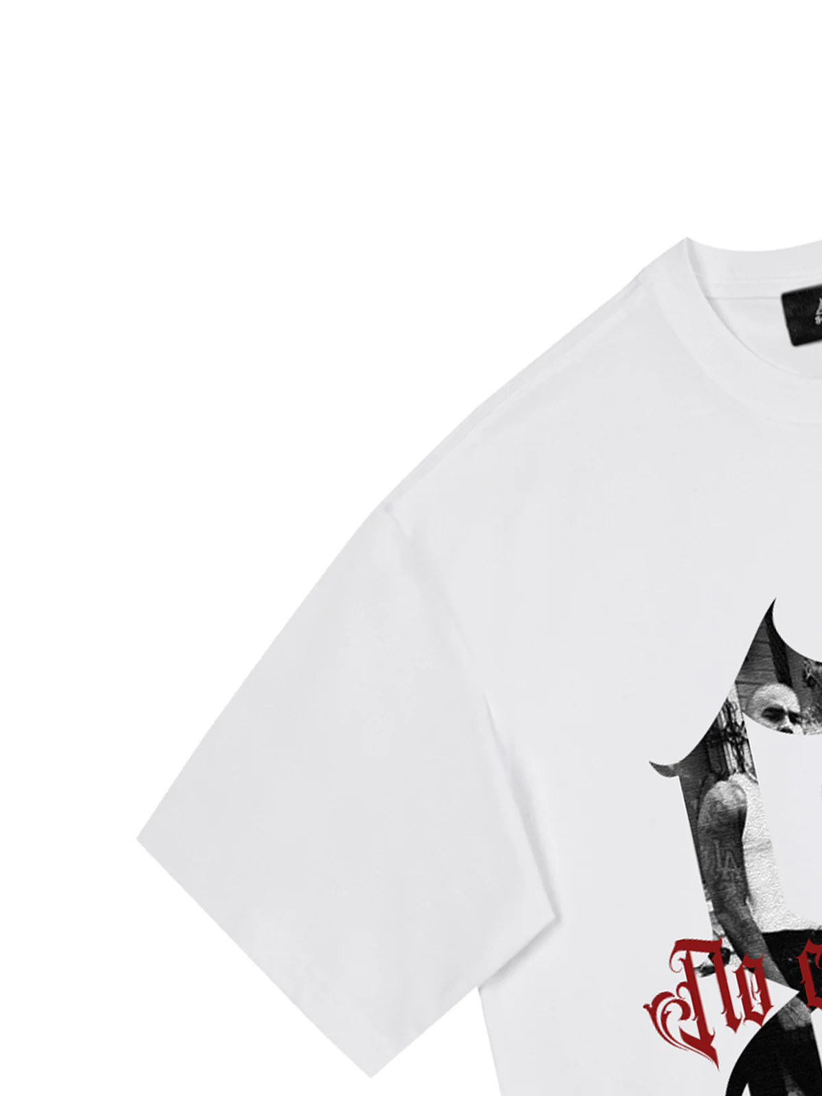 Original Photograph Letter Oversized Graphic T-Shirt