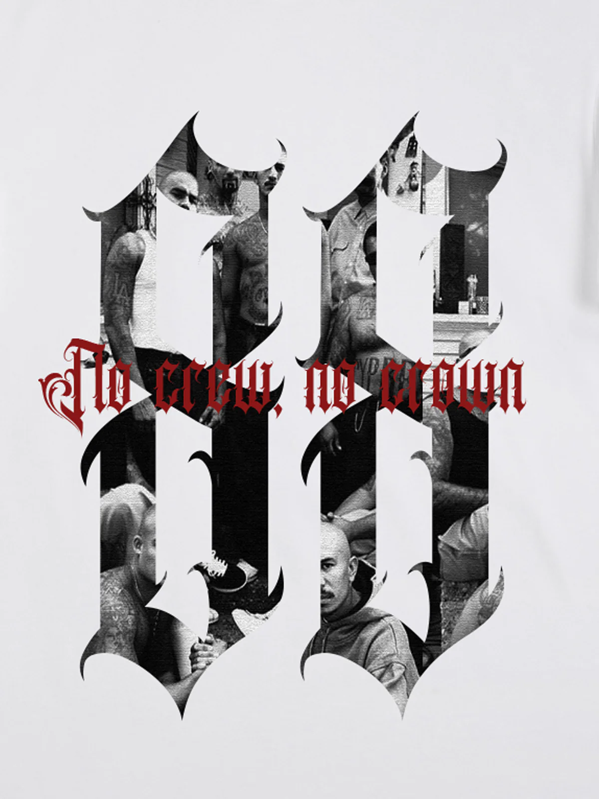 Original Photograph Letter Oversized Graphic T-Shirt