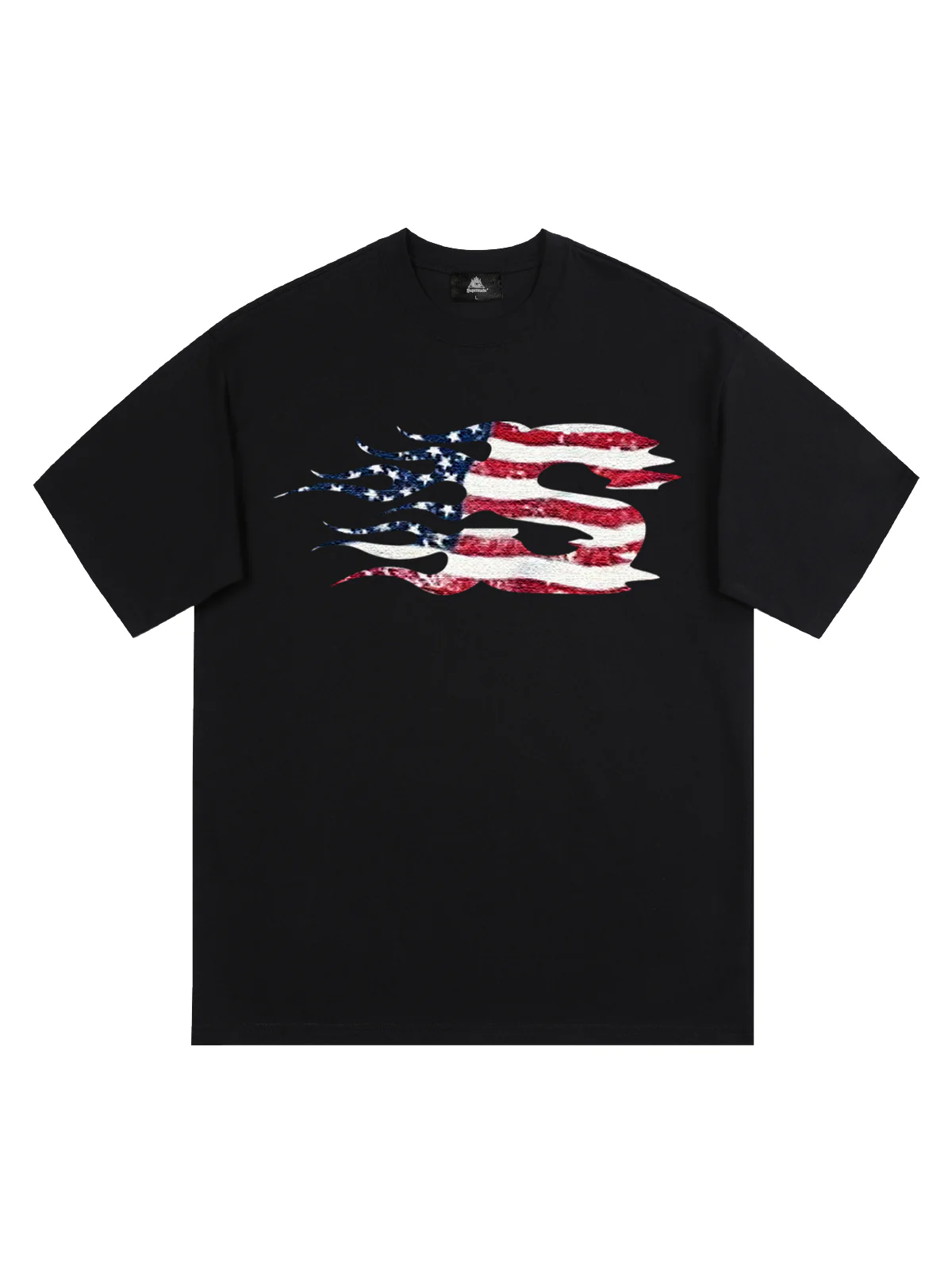 Original Patriotic Flame Graphic T-Shirt