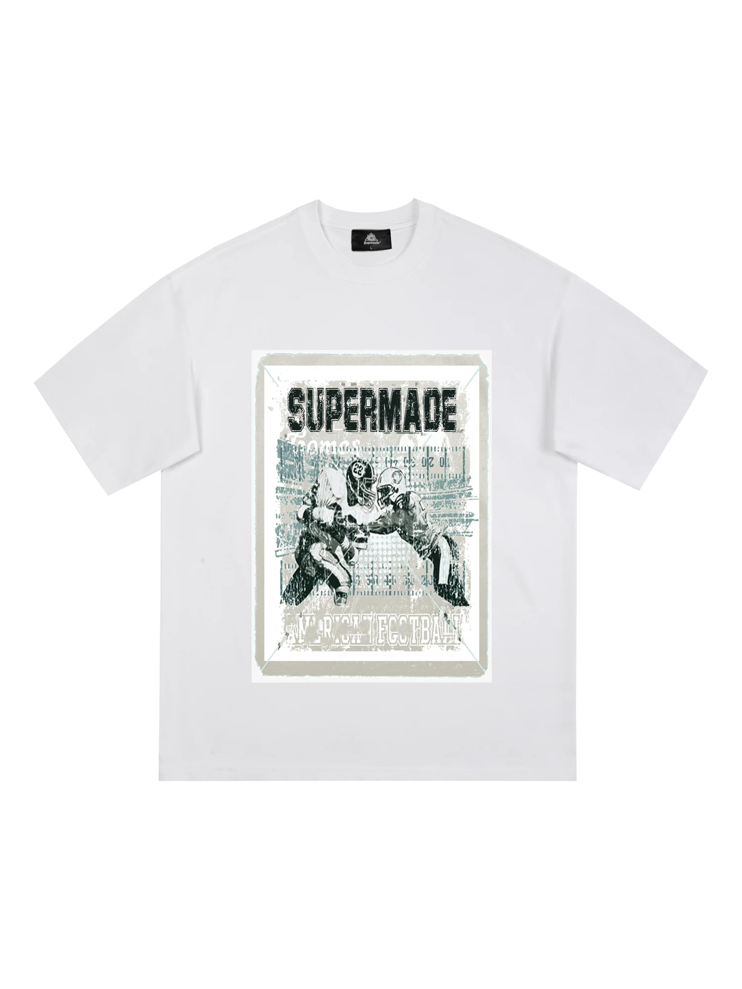 Super Bowl Football Print T-Shirt