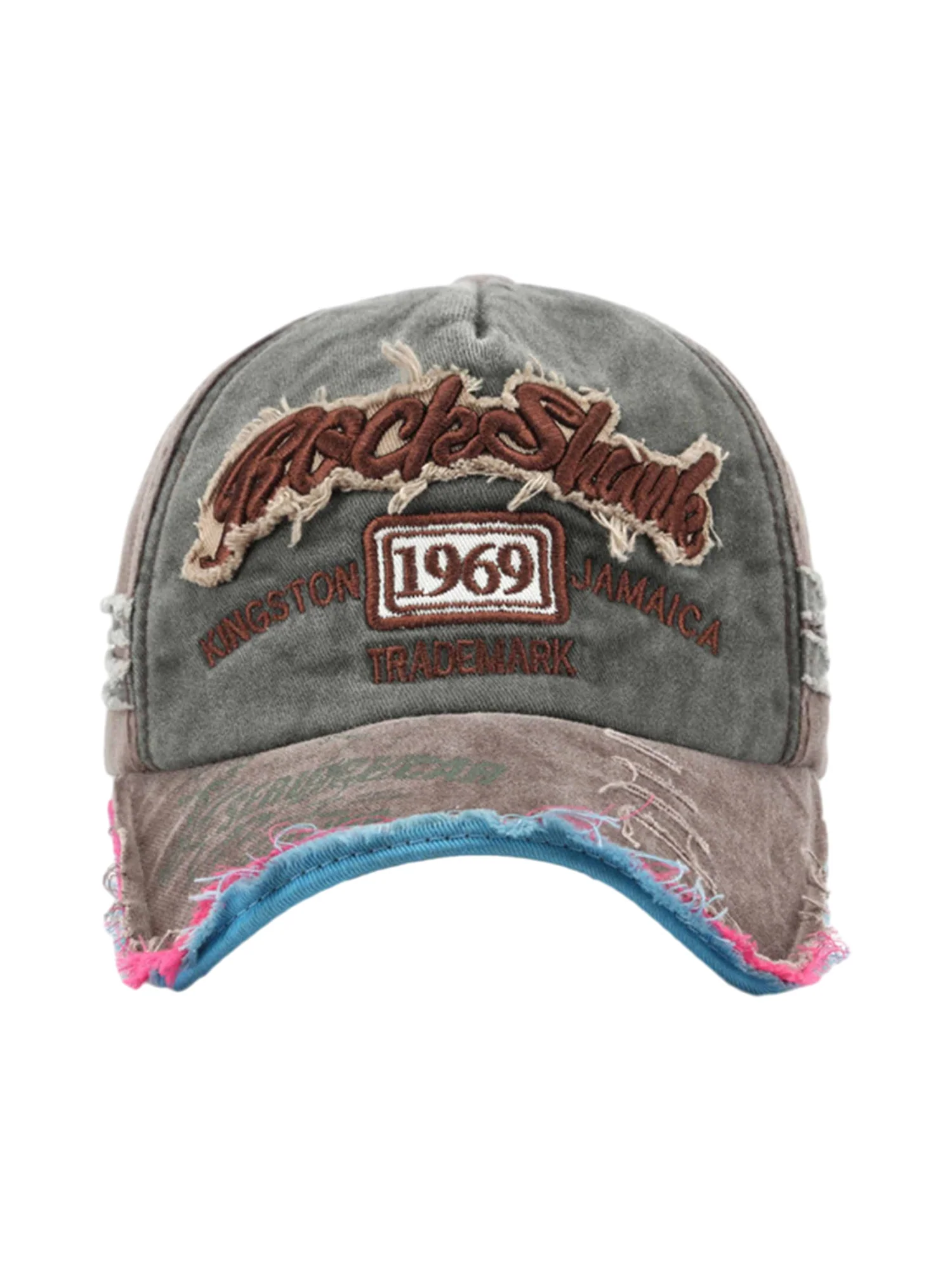 Thesupermade Retro Letter Denim Cap - 2136