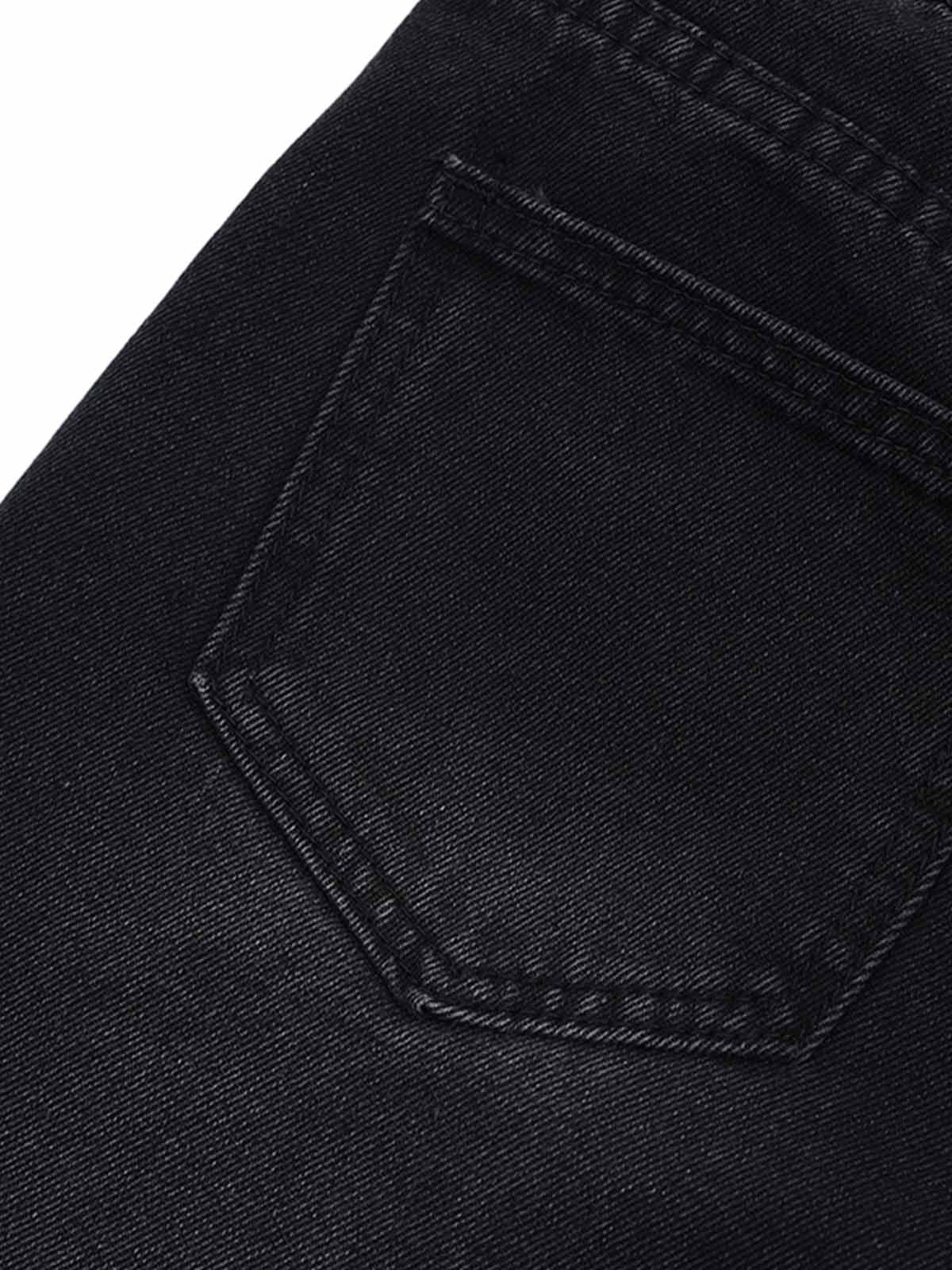 Retro Street Cleanfit Straight Denim Jort