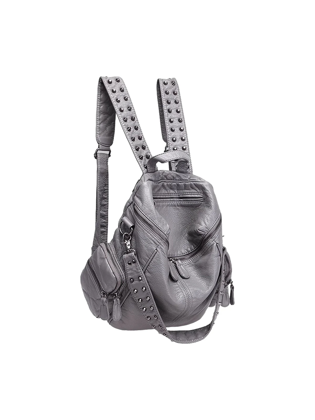 Studded Metallic Backpack