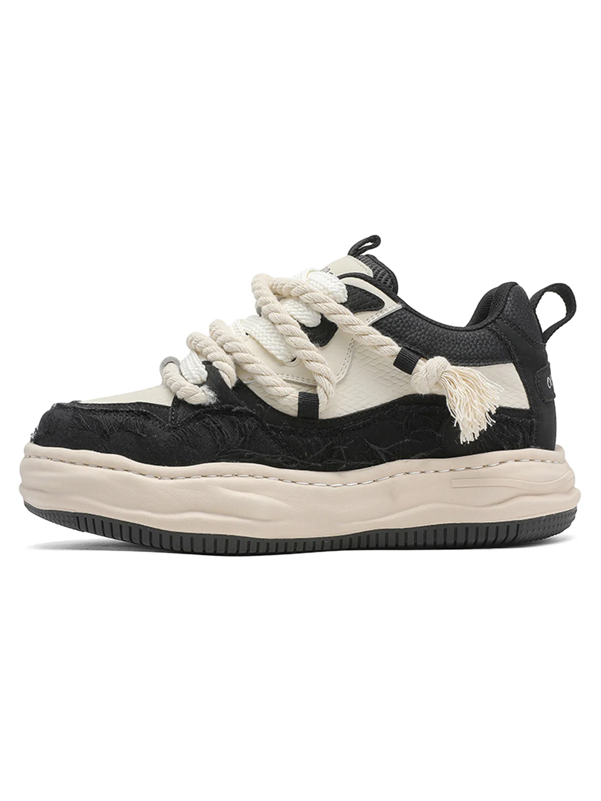 Rope Lace Platform Sneakers