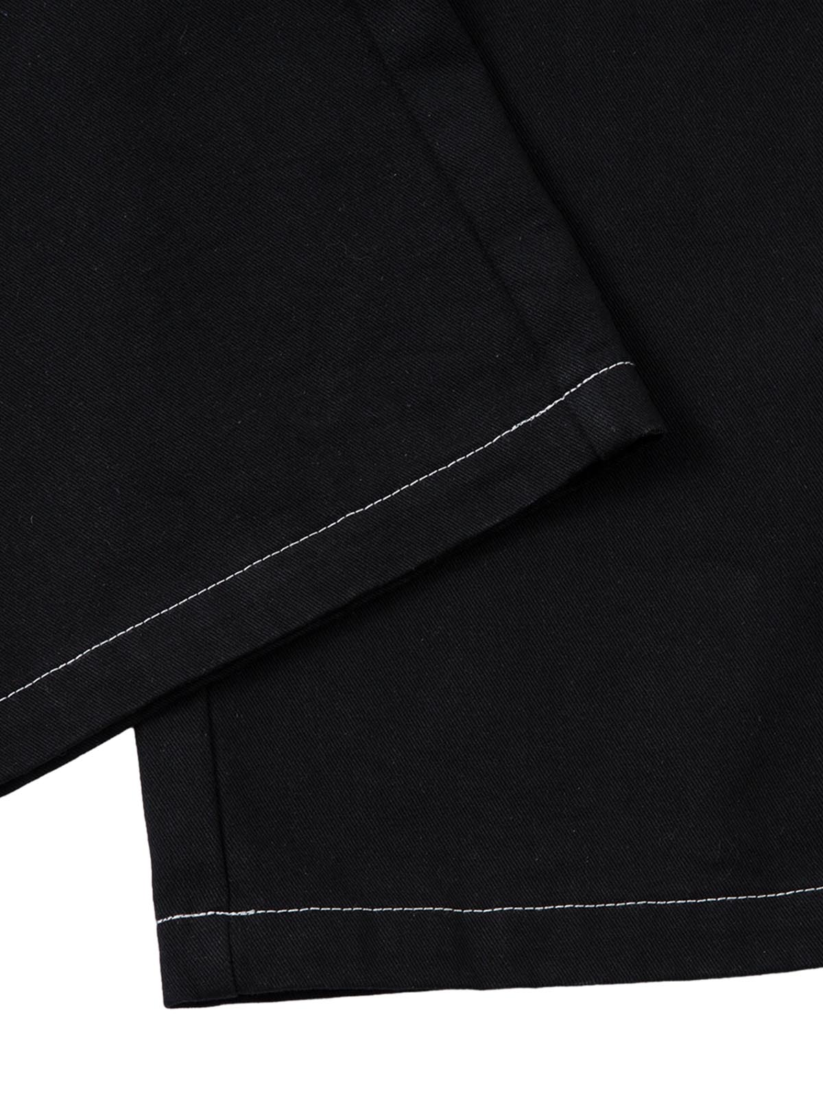 Embroidered Flame Baggy Jeans