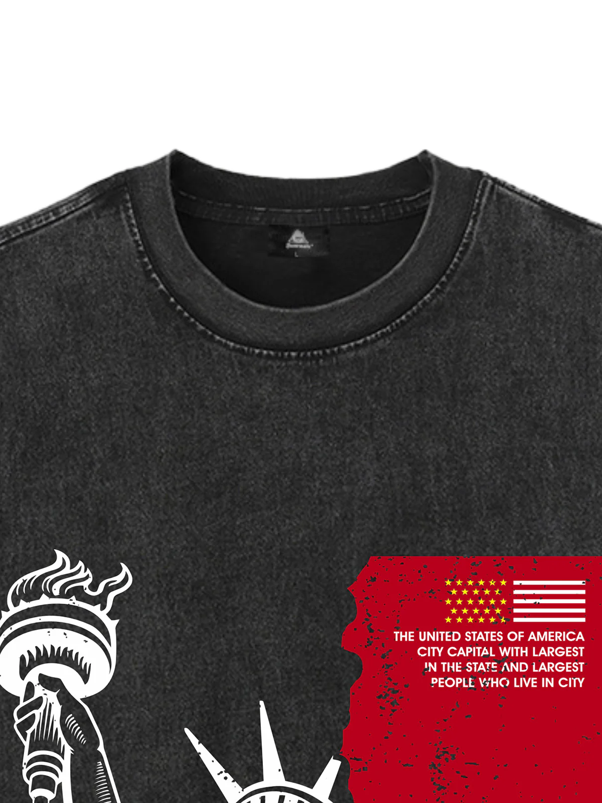 Orginal Statue of Liberty Splicing Graffiti Independence Day Vest