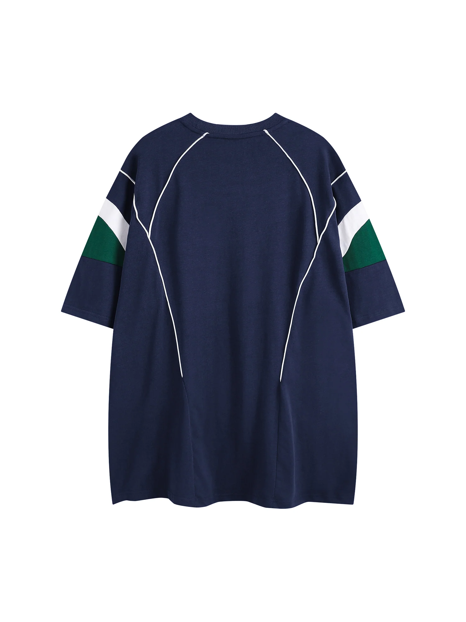 Thesupermade American Retro Patchwork Print T-shirt