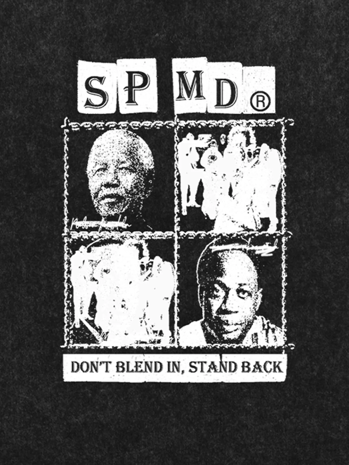 Original Street Protrait Graphic Print T-Shirt